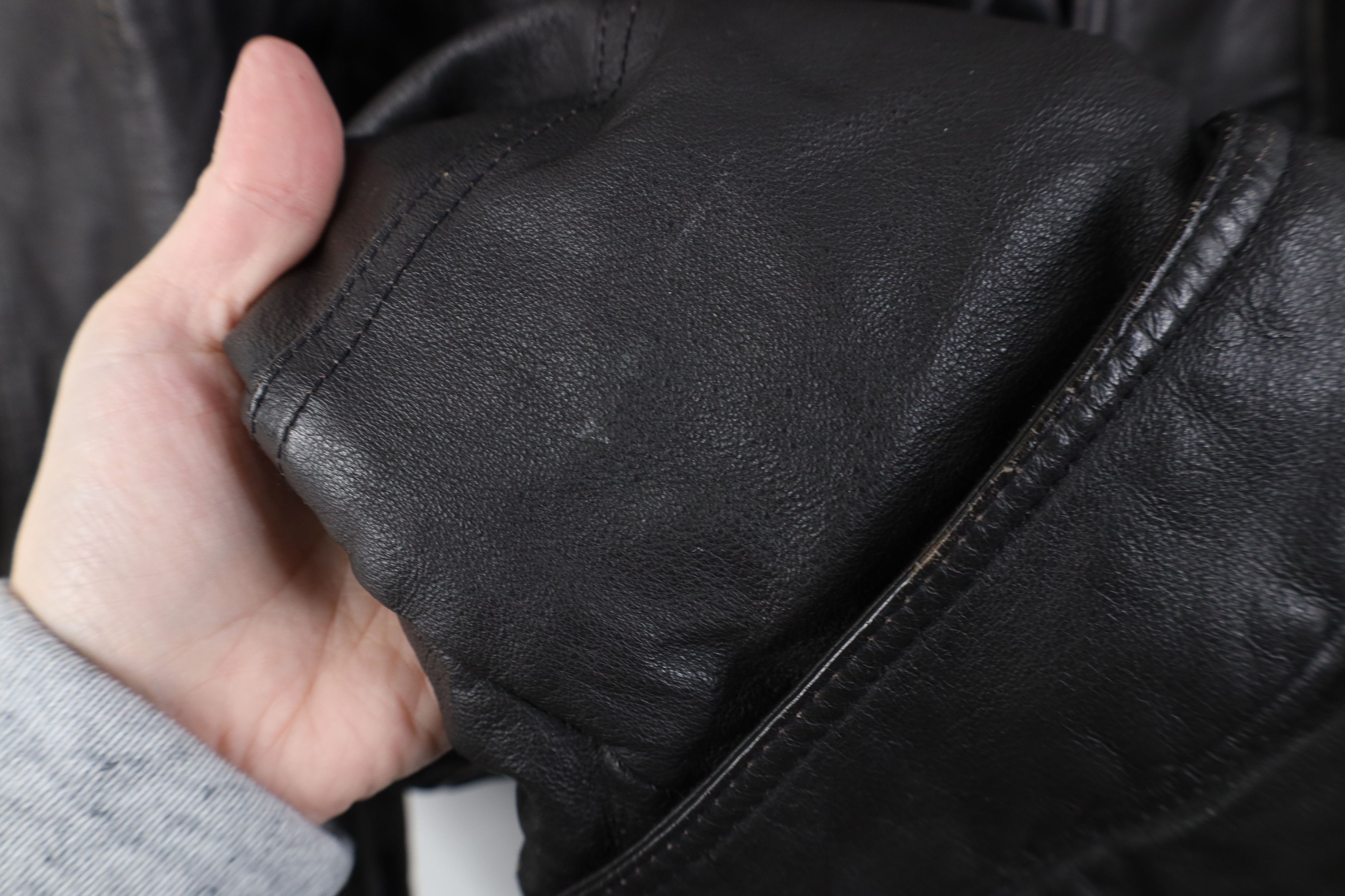 Vintage Vintage 90s Streetwear Quilted Leather Bomber Jacket Brown Size US XXL / EU 58 / 5 - 5 Thumbnail