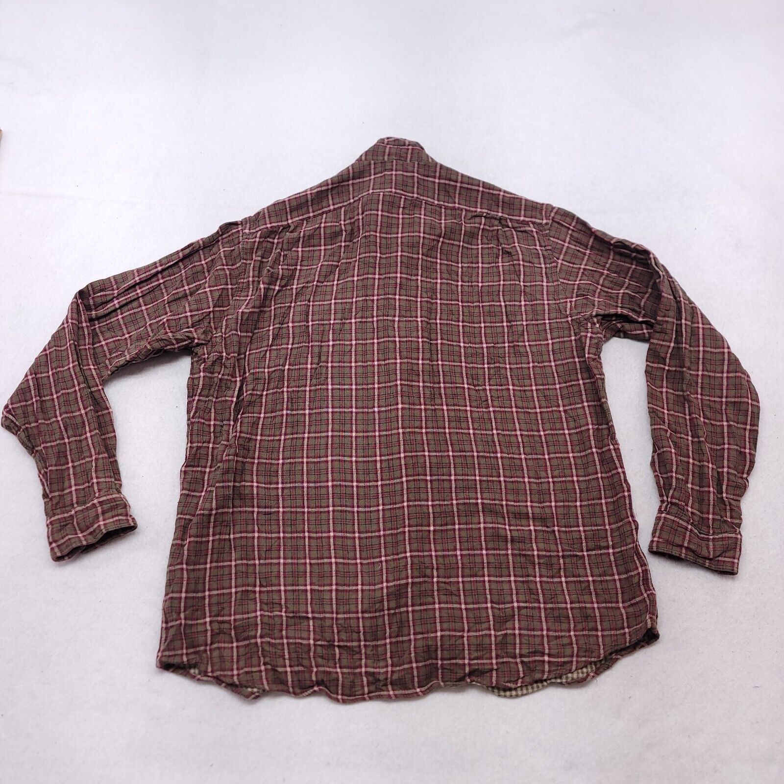 Cremieux Cremieux Classics Tartan Flannel Shirt Men Size XL Brown Red Size US XL / EU 56 / 4 - 10 Thumbnail