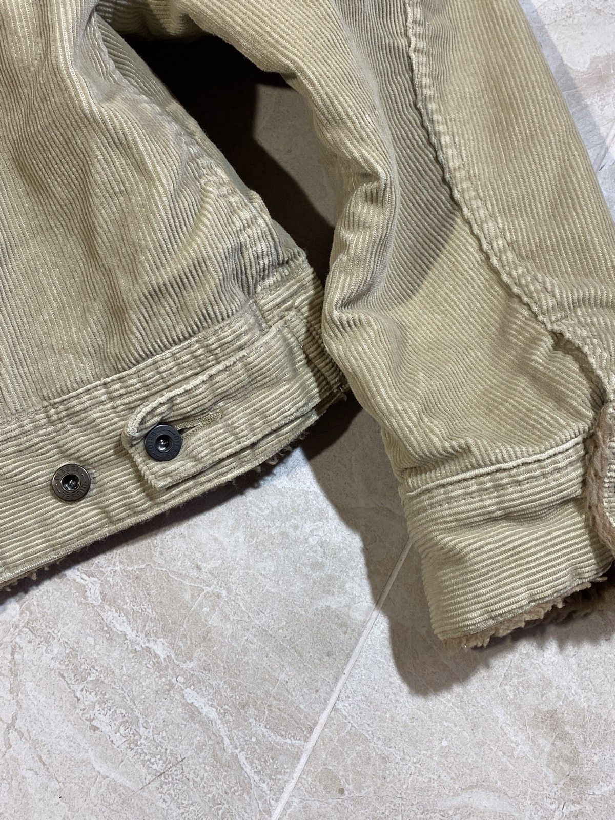 Diesel × Vintage Vintage Diesel Corduroy Sherpa y2k streetwear style jacket Size XL / US 12-14 / IT 48-50 - 15 Thumbnail
