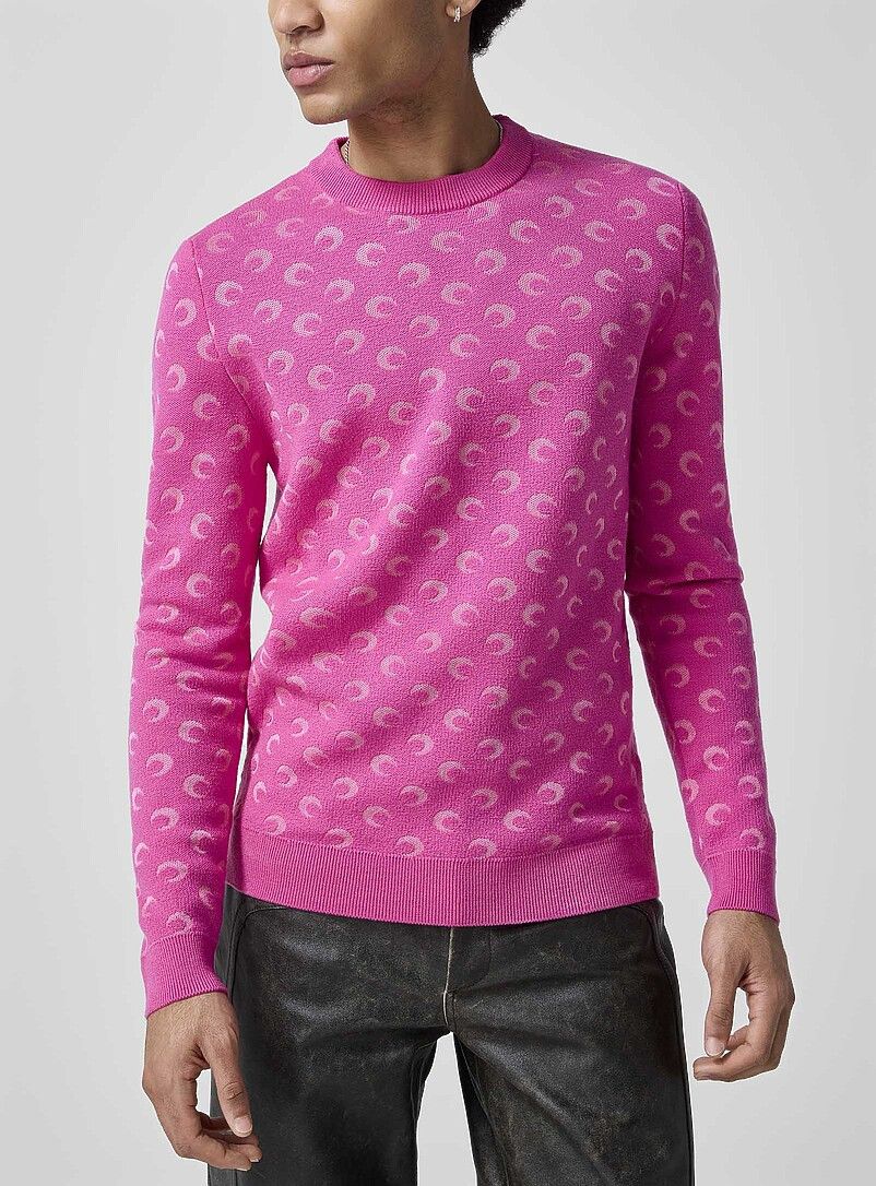 Marine Serre BNWT AW25 MARINE SERRE MOON JACQUARD KNIT SWEATER XL Size US XL / EU 56 / 4 - 11 Thumbnail