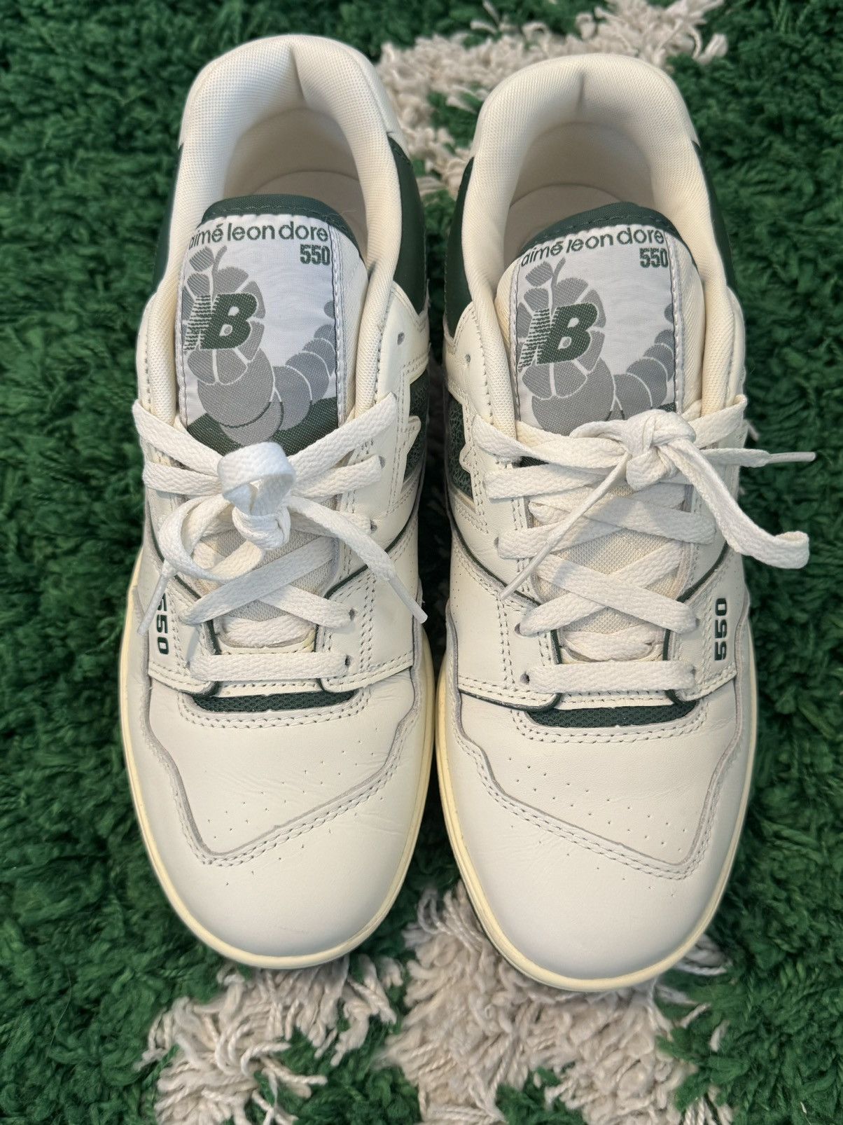 Aime Leon Dore × New Balance New Balance 550 Aime Leon Dore white green Size US 9 / EU 42 - 6 Thumbnail