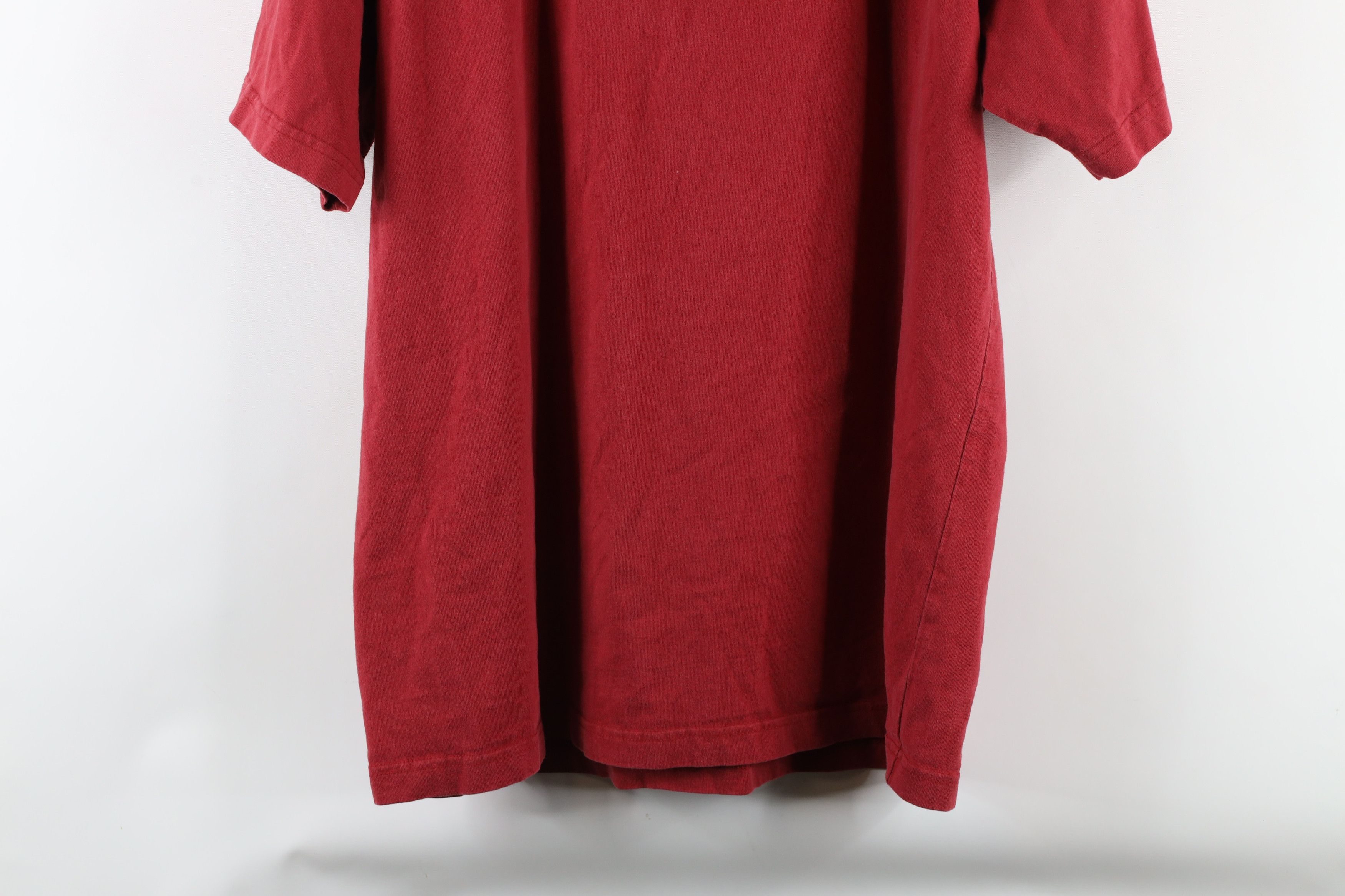 Abercrombie & Fitch × Vintage Vintage 90s Abercrombie & Fitch Out Lacrosse T-Shirt Red Size US M / EU 48-50 / 2 - 8 Thumbnail
