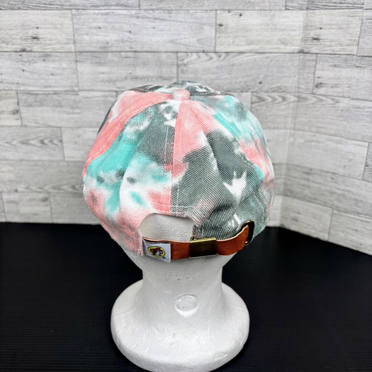 Other Bucees Beaver Baseball Hat Tie Dye Strap Back Cap Adjustable Size ONE SIZE - 4 Thumbnail