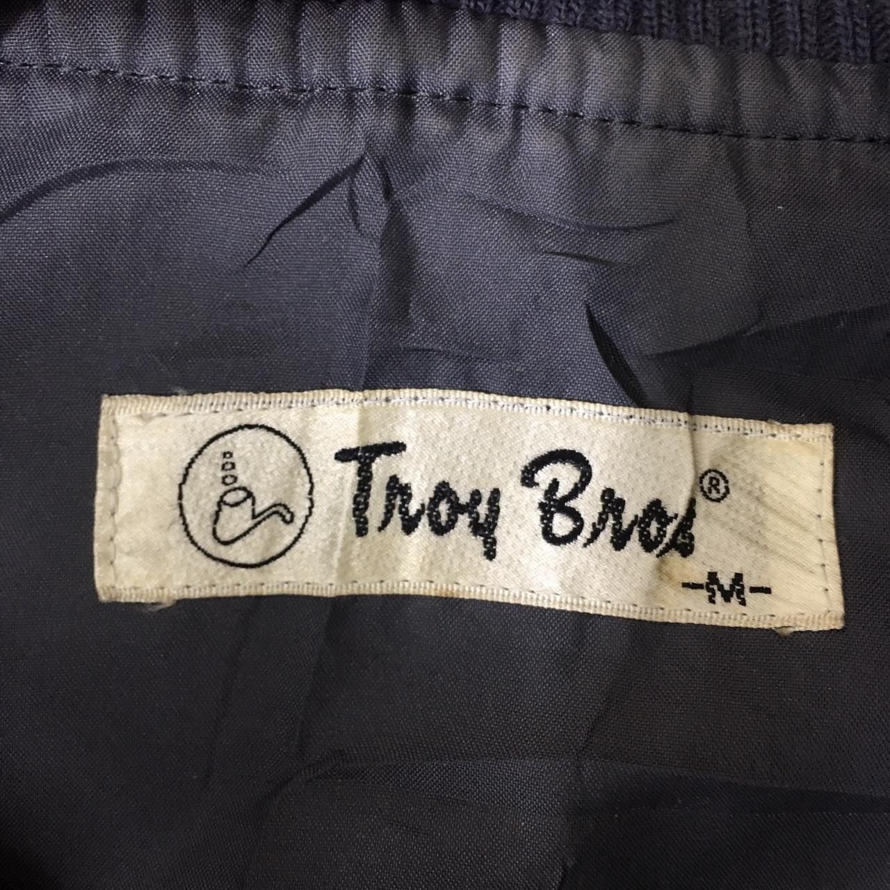 Vintage Vtg 80’ TROY BROS ITALY Baseball Varsity Bomber Jacket Size US M / EU 48-50 / 2 - 3 Thumbnail