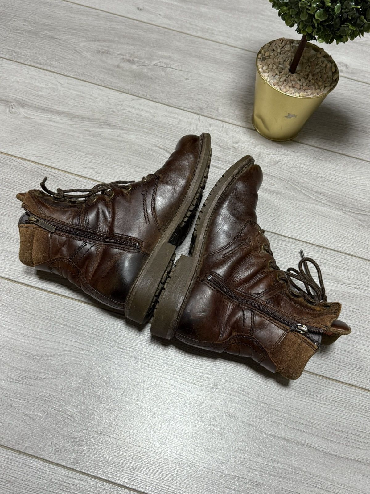 Harley Davidson Harley Davidson boots moto USA leather high Size US 8 / EU 41 - 5 Thumbnail