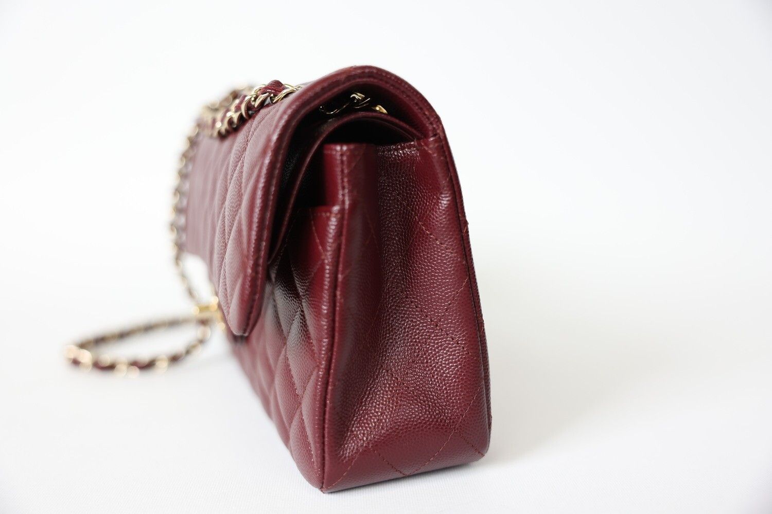 Chanel os11x0126 Size: OS / Classic Double Flap Small Bag Burgundy Size ONE SIZE - 2 Thumbnail