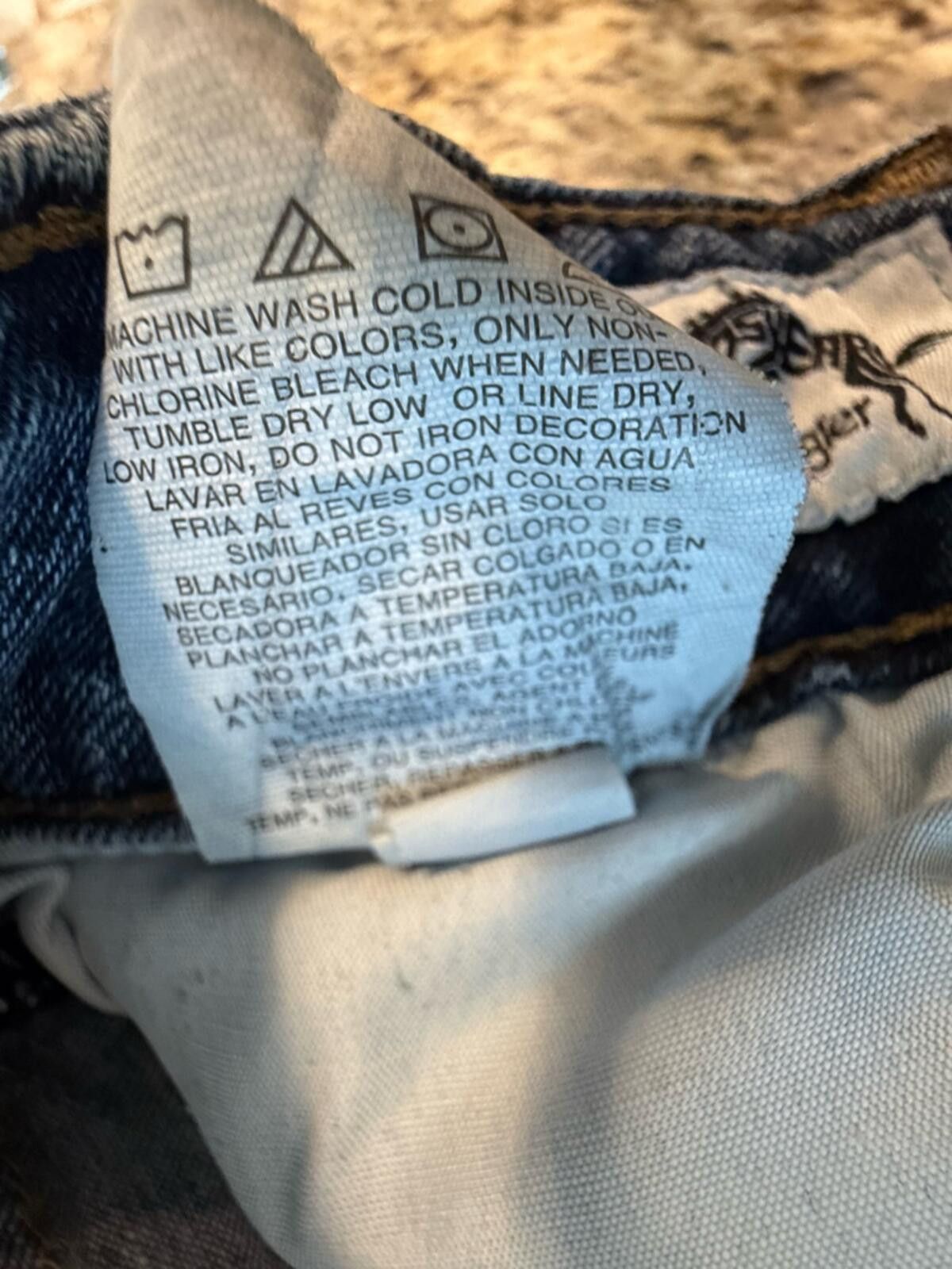 Wrangler Wrangler Cowgirl denim jeans straight leg distressed 3x32” Size 30" / US 8 / IT 44 - 9 Thumbnail