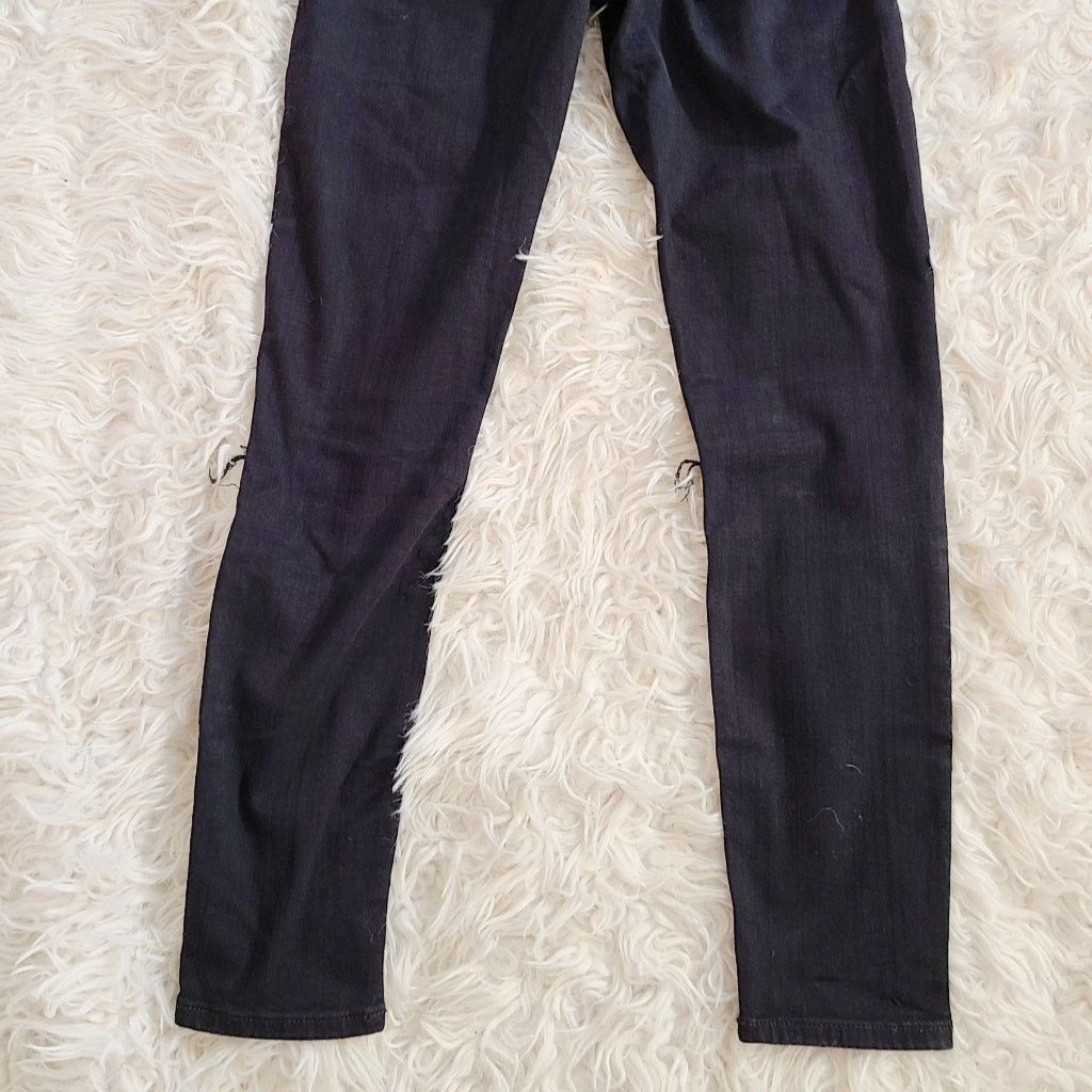 Topshop Topshop Moto Jamie black distressed skinny jeans w28 l30 Size 28" / US 6 / IT 42 - 10 Thumbnail