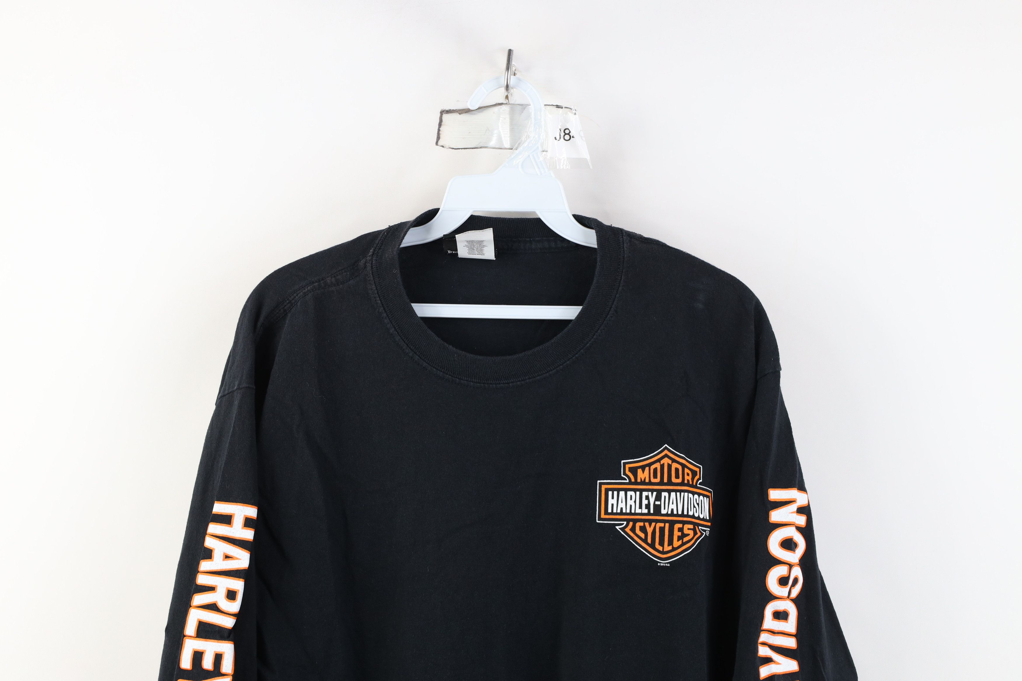Harley Davidson Vintage Y2K Harley Davidson War Long Sleeve T-Shirt Black Size US L / EU 52-54 / 3 - 2 Thumbnail