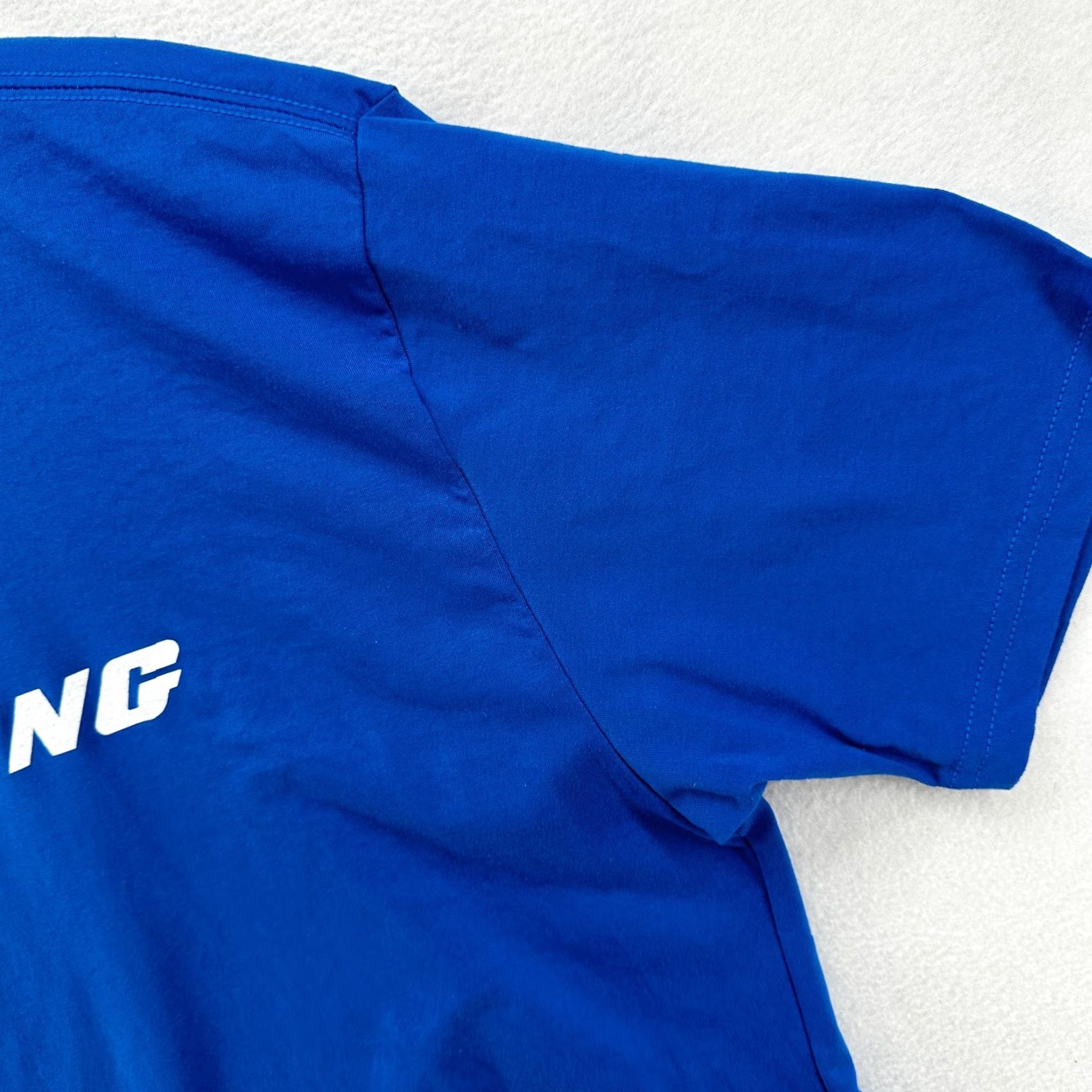 Vintage Boeing T-Shirt Blue Men's Large Short Sleeve Crew Neck Pullover Mission Ready Regular Fit Easy Care Size US L / EU 52-54 / 3 - 5 Thumbnail