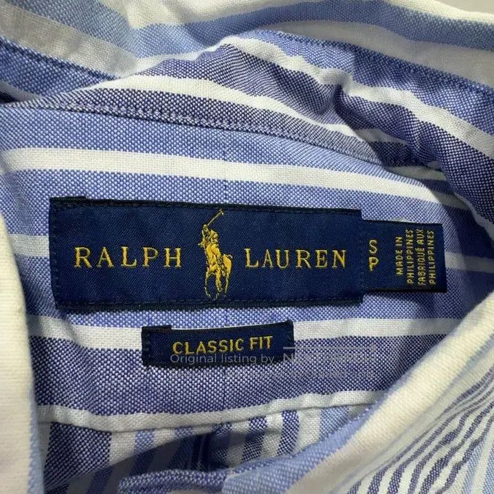 Polo Ralph Lauren Polo Ralph Lauren Striped Pony Logo Oxford Long Sleeve Shir Size US S / EU 44-46 / 1 - 5 Thumbnail