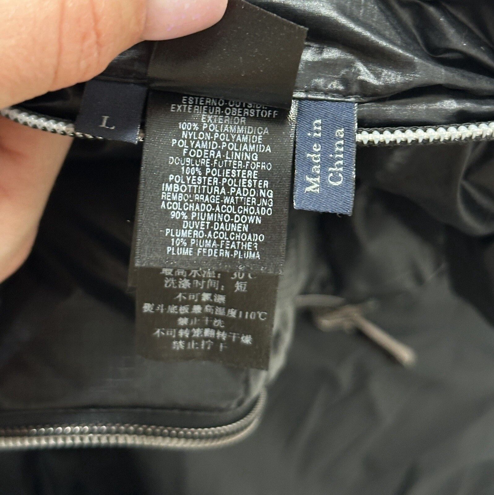 Ermenegildo Zegna Zegna Sport Navy Blue Down Puffer Men Jacket Coat Nylon Size US L / EU 52-54 / 3 - 13 Thumbnail