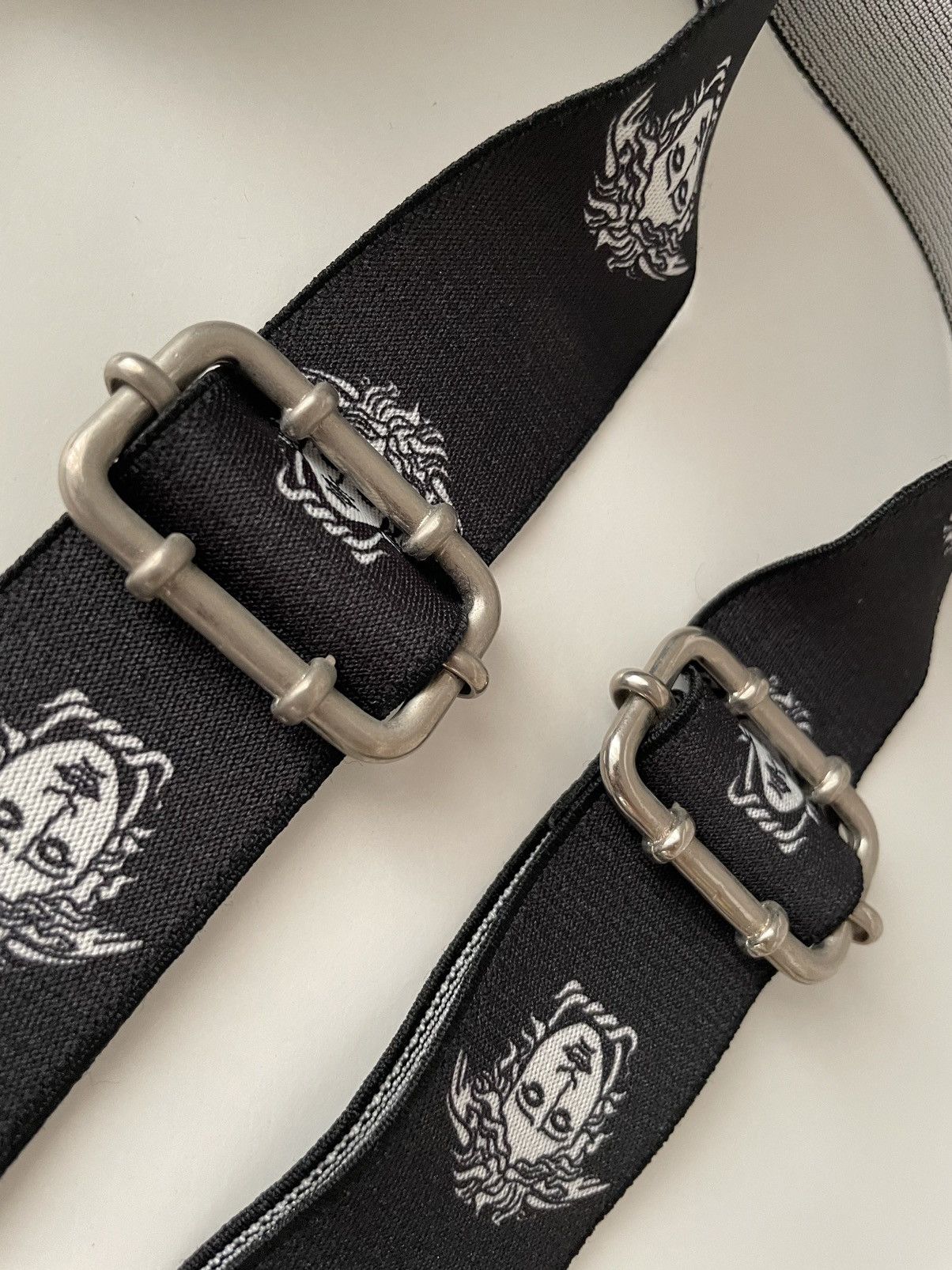 小物 versace vintage suspender VERSACE Medusa Suspenders trousers hanging fashion