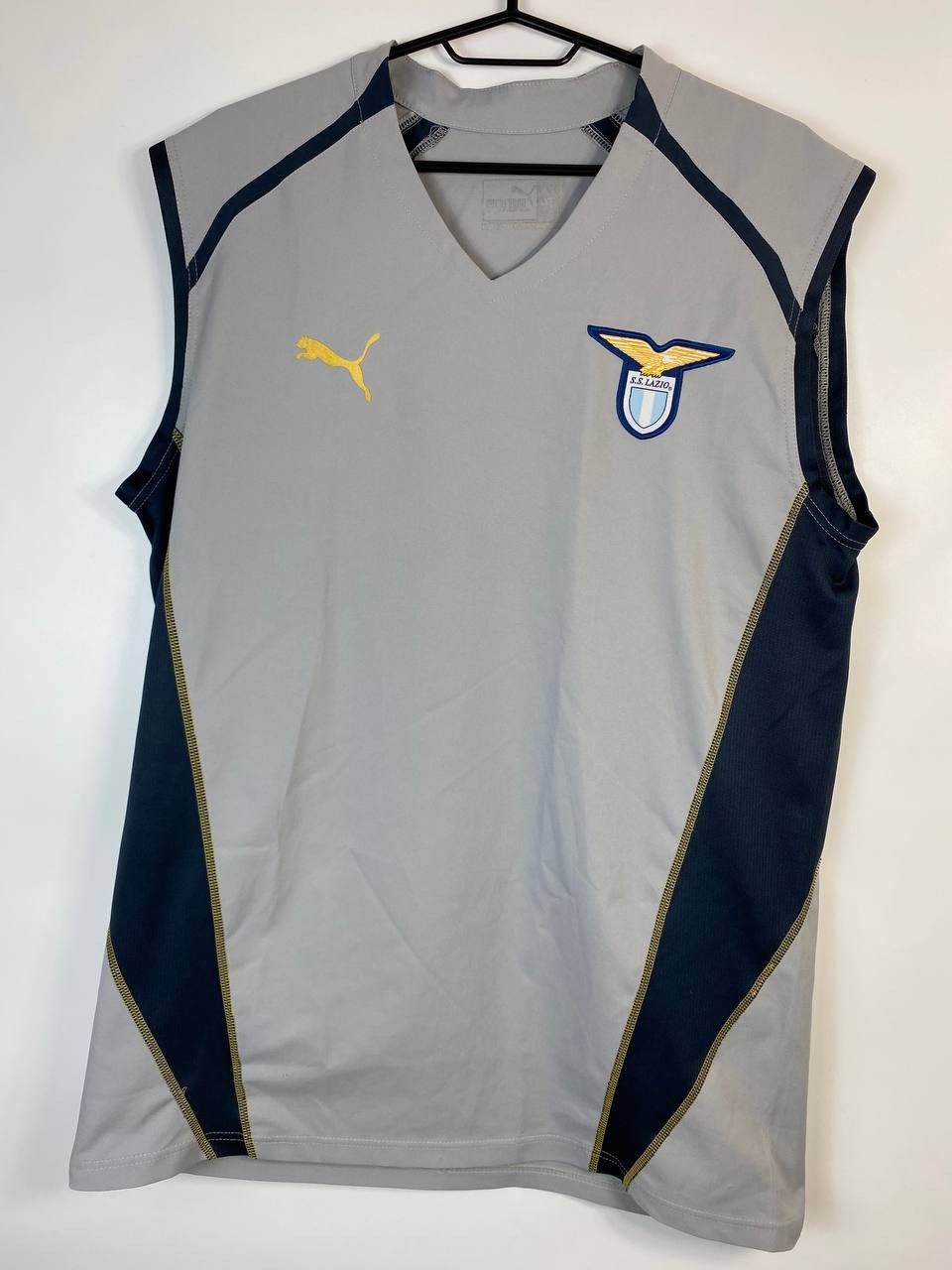 Puma Vintage soccer 2006-07 Lazio Puma Training t-shirt Vest Size US M / EU 48-50 / 2 - 1 Thumbnail