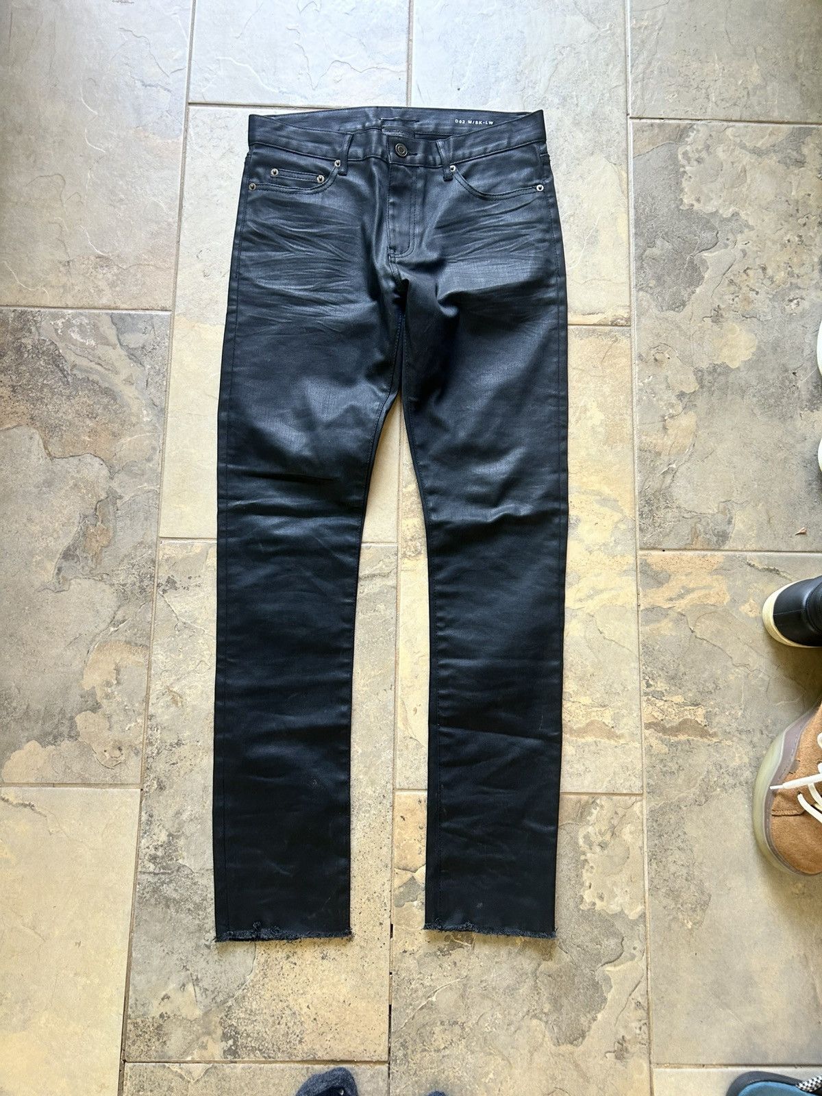 Hedi Slimane × Saint Laurent Paris 13FW D02 Little Crash Jeans