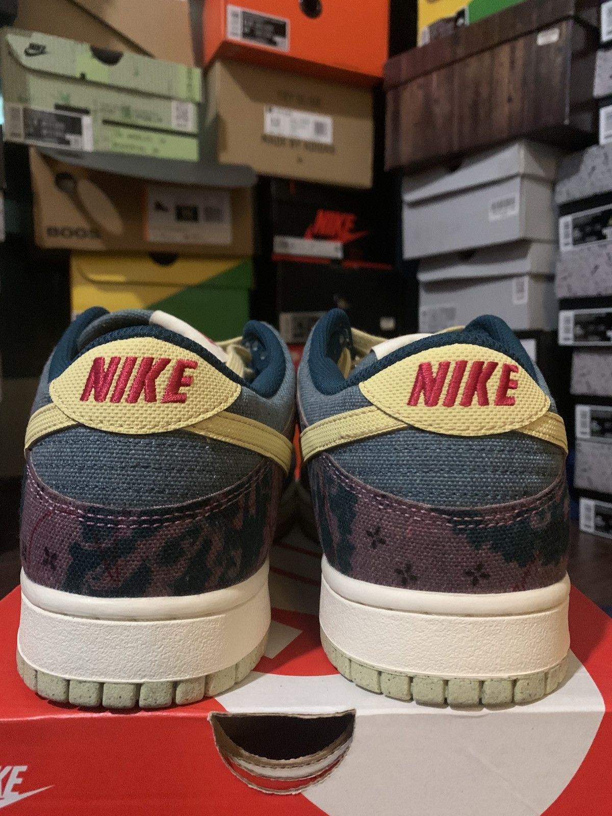 Nike 2020 Nike Dunk Low Community Garden Size US 11.5 / EU 44-45 - 8 Thumbnail
