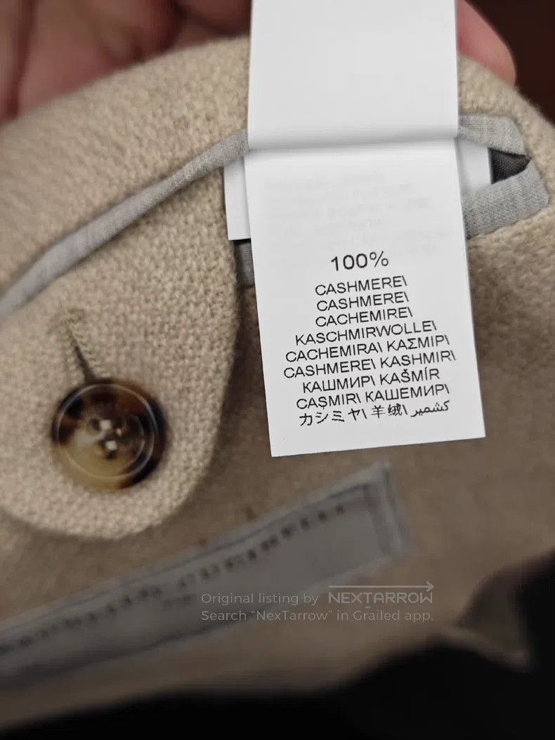 Brunello Cucinelli Brunello Cucinelli Full sheep cashmere suit jacket Size 50L - 8 Thumbnail