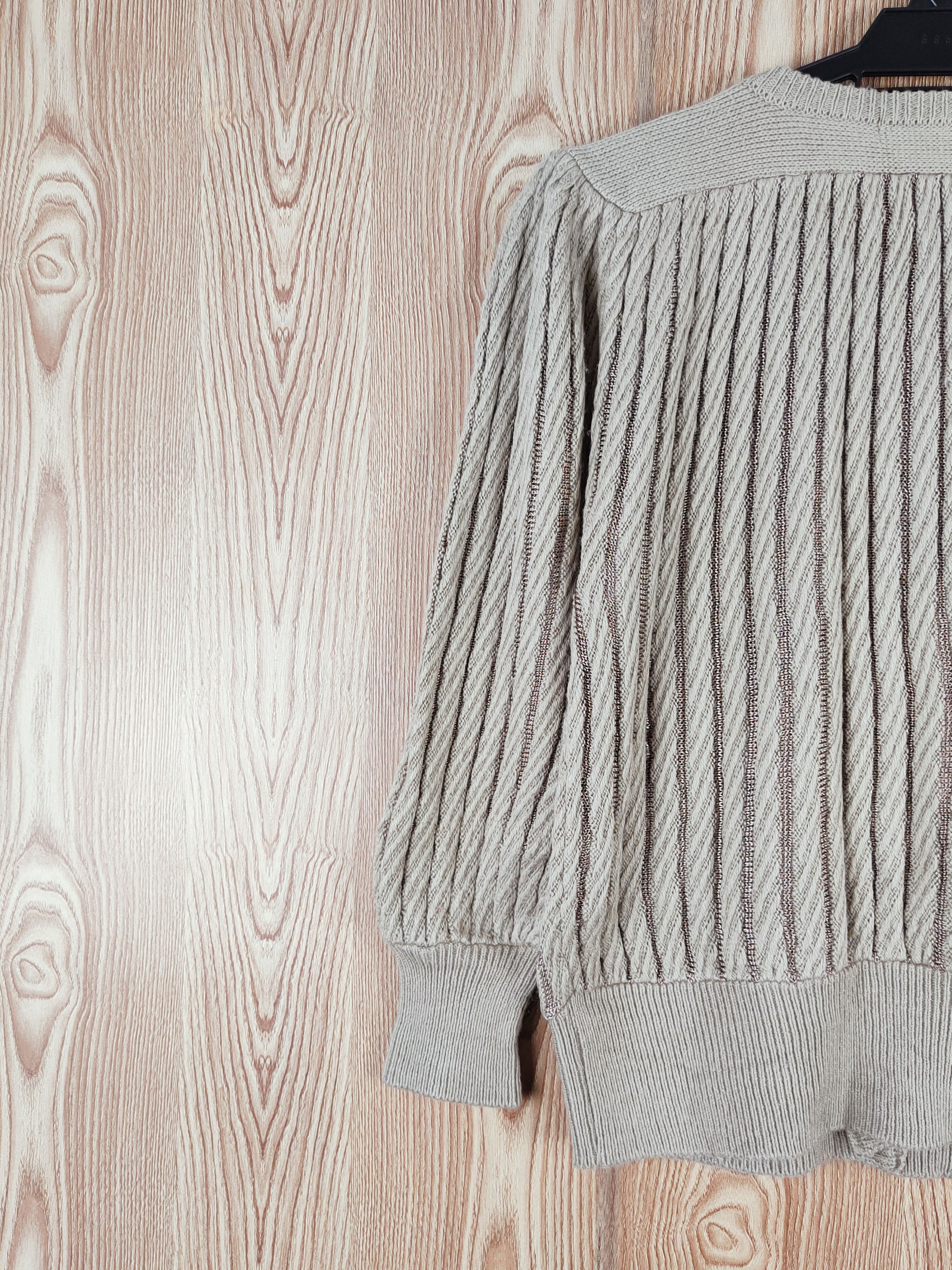 Japanese Brand Varcuse Brown Knitwear Cardigan #W345 Size S / US 4 / IT 40 - 8 Thumbnail