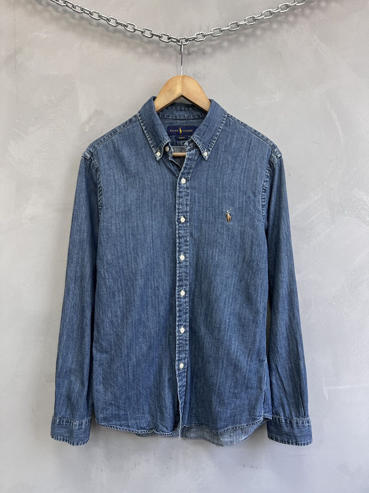 Ralph Lauren Ralph Lauren Denim Button-Up Shirt Classic USA Size US M / EU 48-50 / 2 - 1 Thumbnail