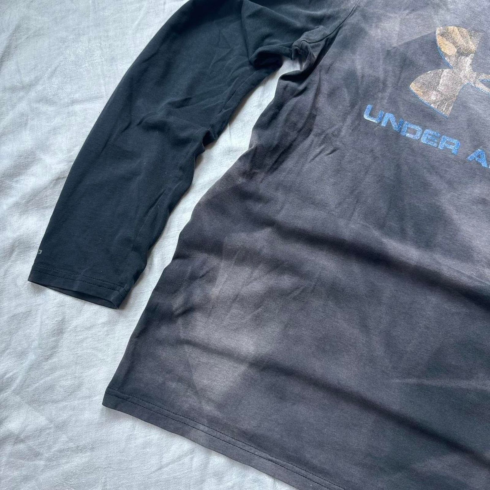 Under Armour × Vintage Vintage Y2K Thrashed Sun Faded Under Armour Longsleeve Shirt Size US M / EU 48-50 / 2 - 4 Thumbnail