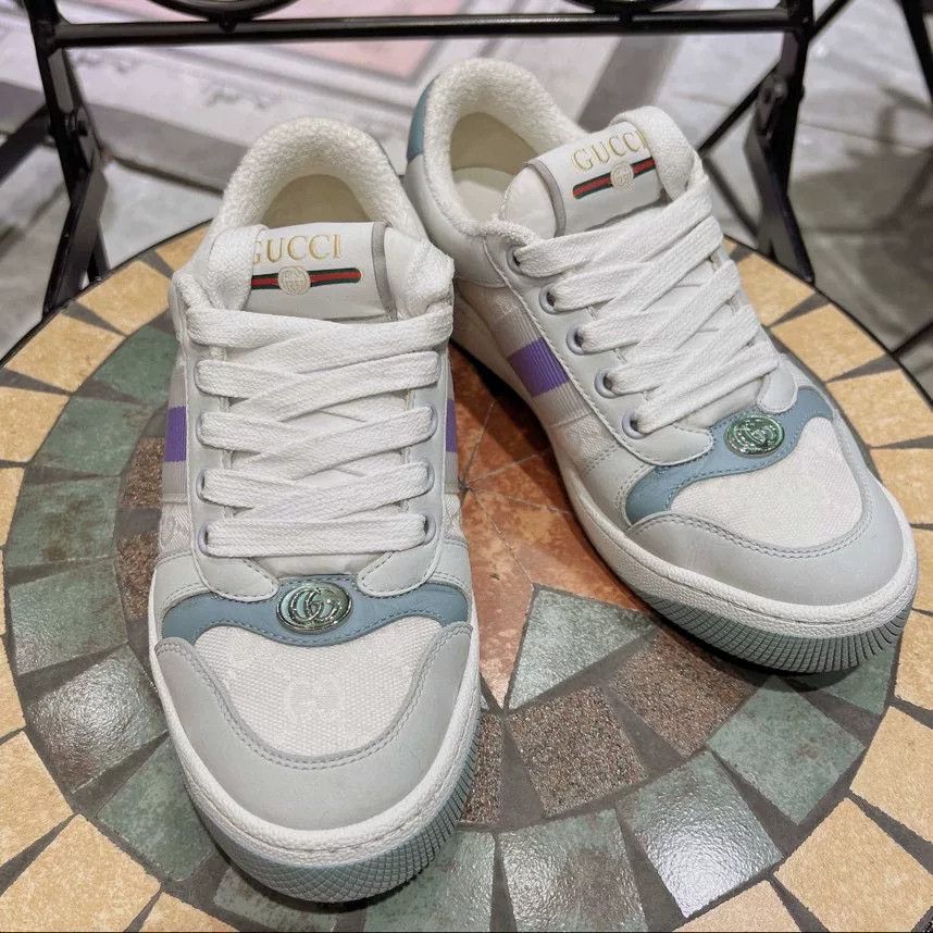 Gucci Dirty Sneakers Light Blue