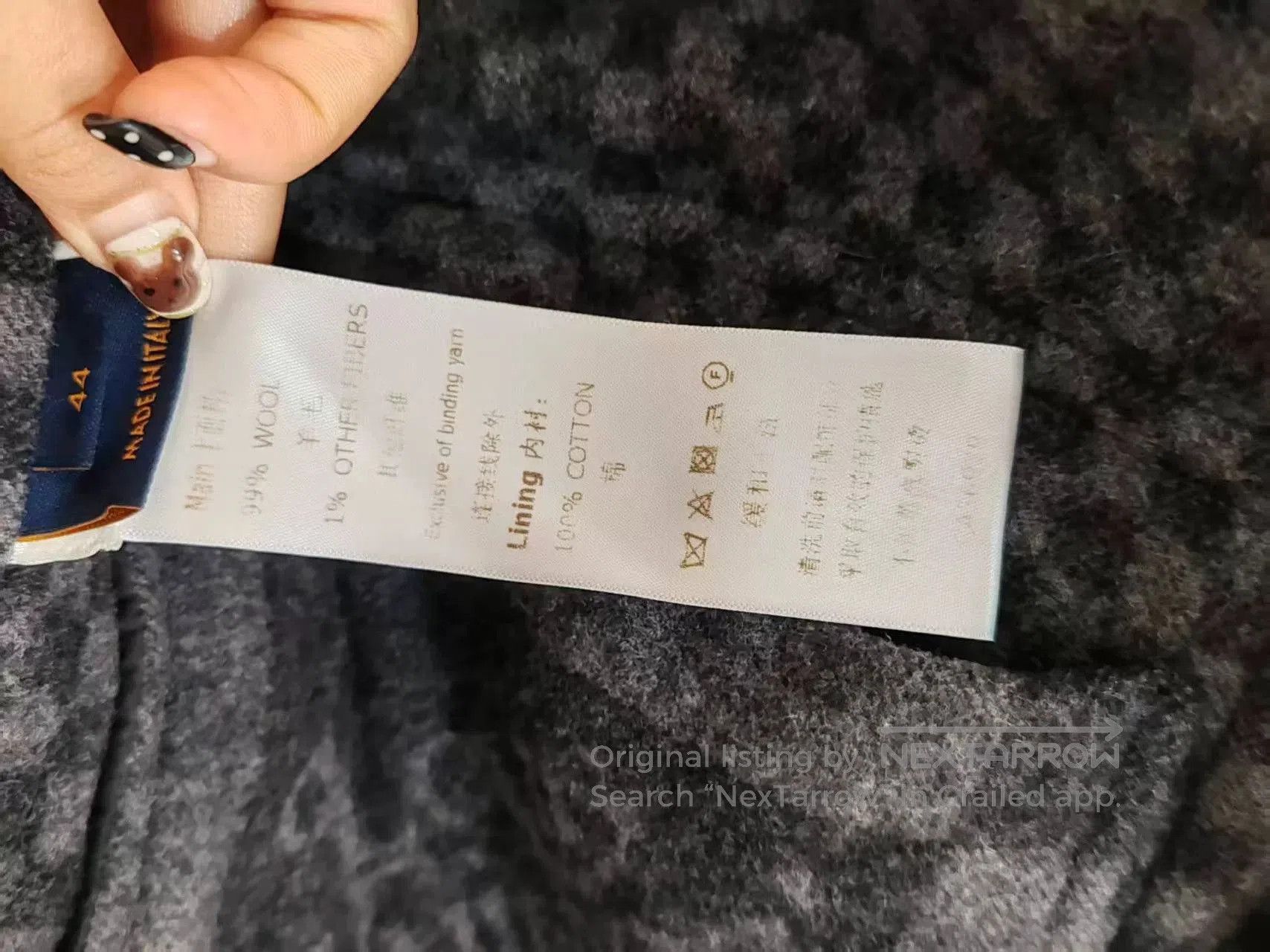 Louis Vuitton Genuine LV Chessboard Wool Coat. Size US M / EU 48-50 / 2 - 4 Thumbnail