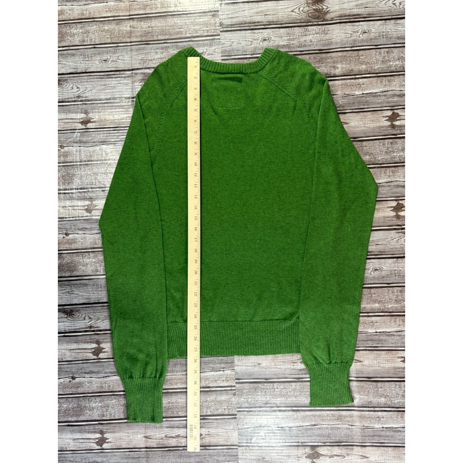 Ruehl No. 925 RUEHL No.925 Cotton Wool Blend Sweater Sz S green NWOT embro Size US S / EU 44-46 / 1 - 5 Thumbnail