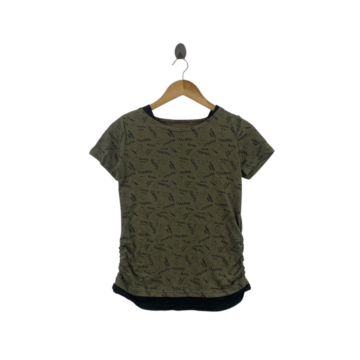 Playboy PLAYBOY BUNNY COLLECTION Over Print AOP Tee Shirt Top Size XS / US 0-2 / IT 36-38 - 1 Thumbnail