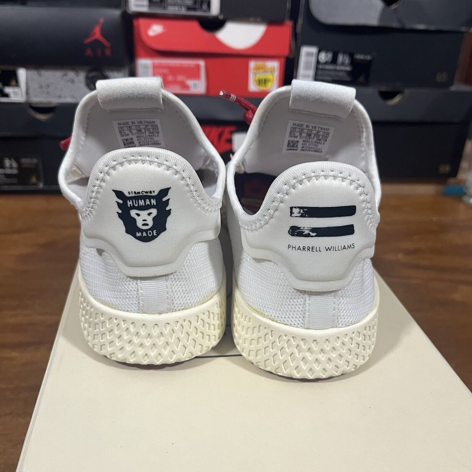 Adidas SZ 5.5, 7 Wmns - adidas HUMAN MADE x Tennis Hu Love Pharell Size US 7 / IT 37 - 5 Thumbnail