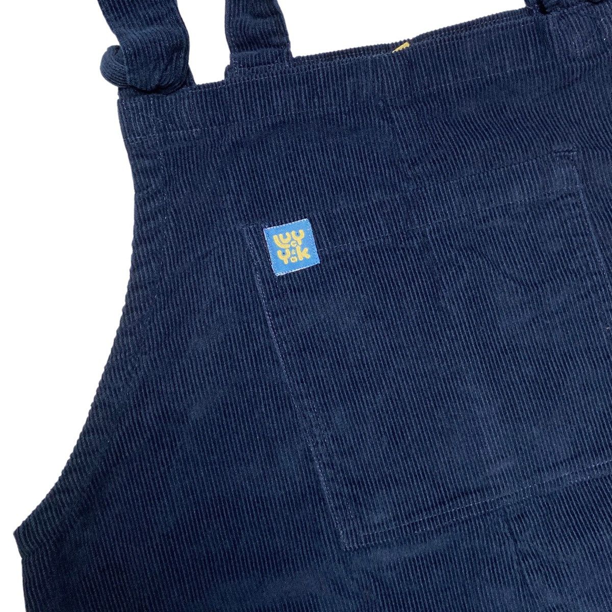Vintage Lucy & Yak - Corduroy Dungarees Navy Overalls Size M / US 6-8 / IT 42-44 - 2 Thumbnail
