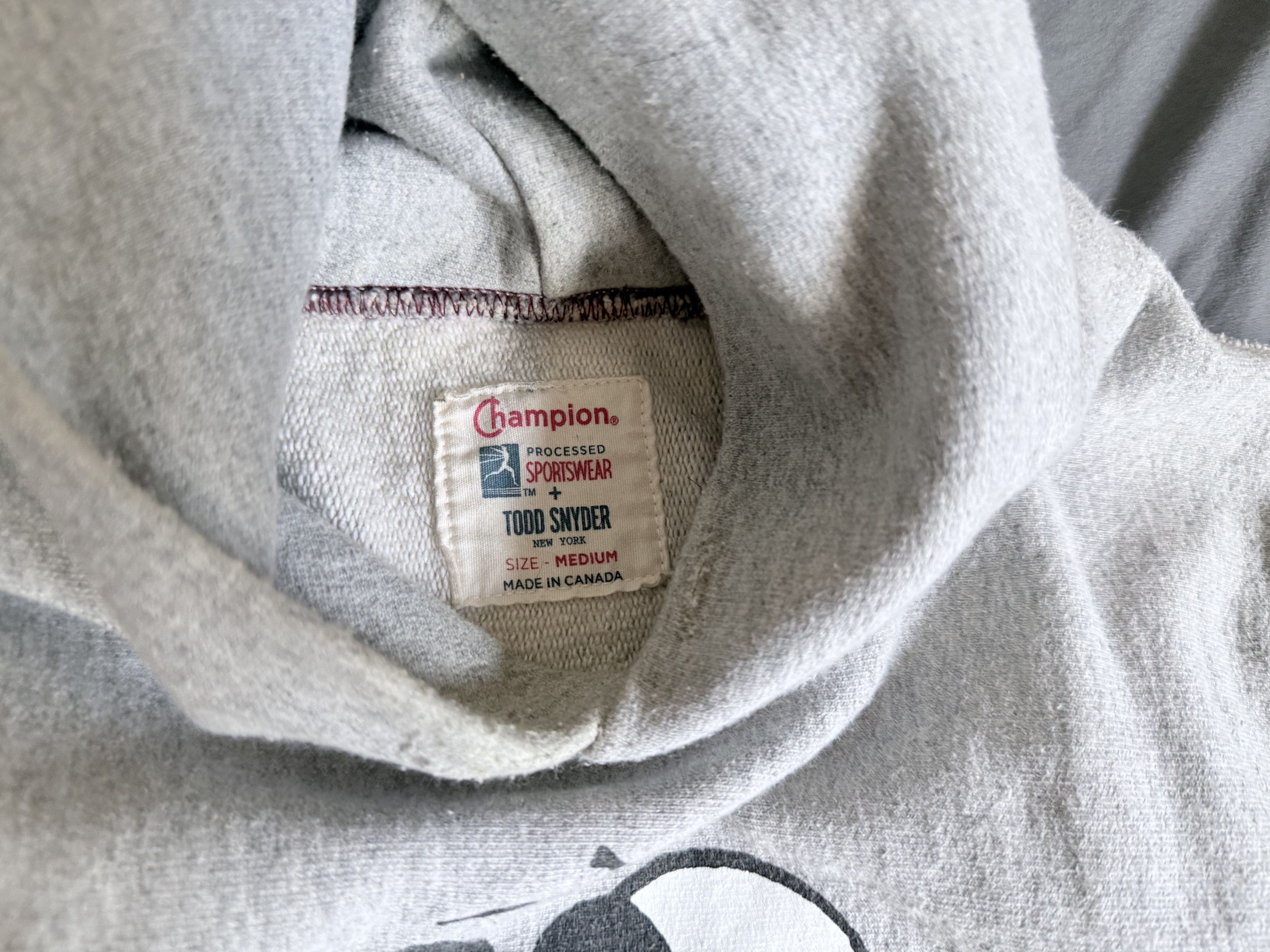Todd Snyder X Champion Peanuts Snoopy Hoodie Medium