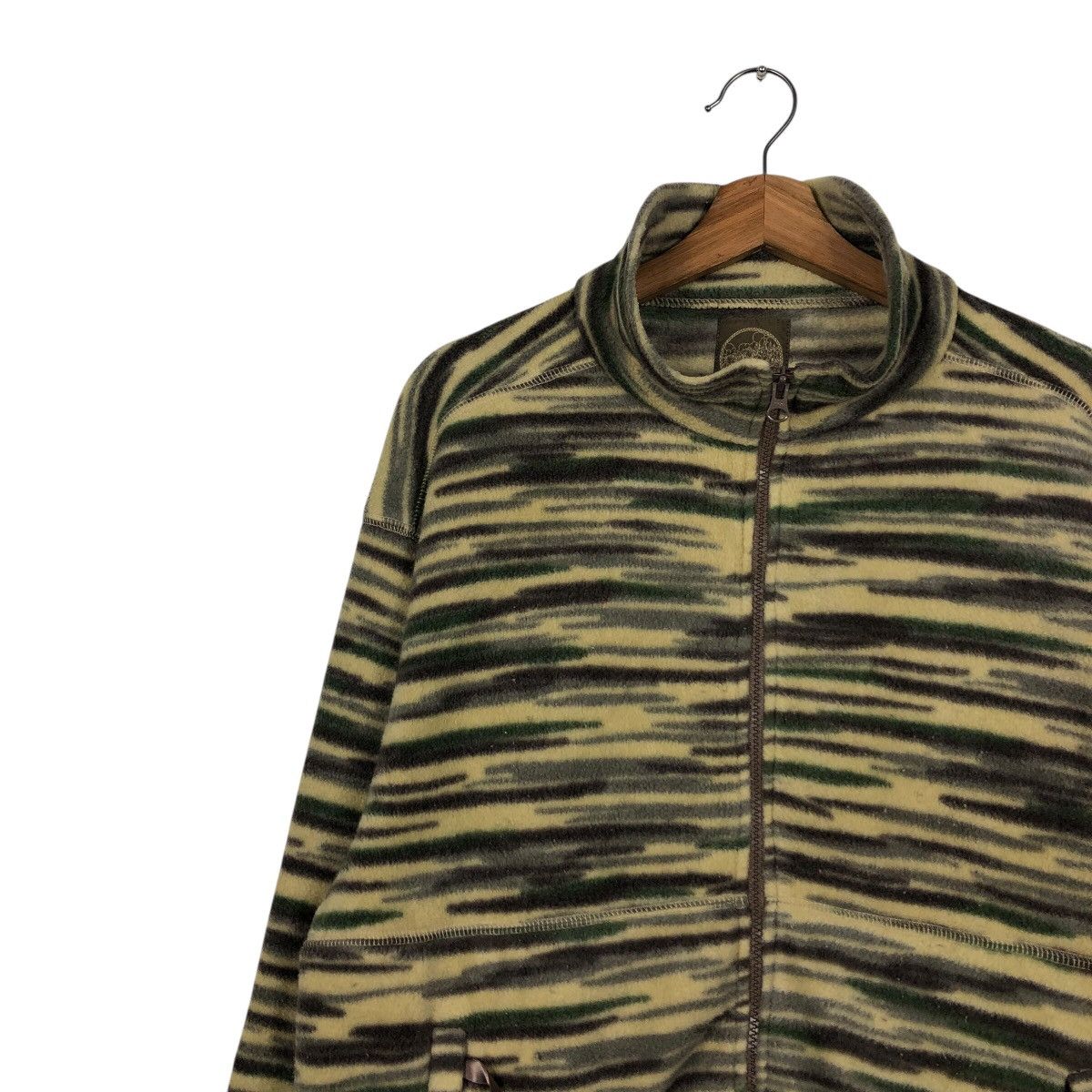 Japanese Brand Vintage Fleece Half Zipper Jacket East Village Navajo Aztec Size US M / EU 48-50 / 2 - 8 Thumbnail