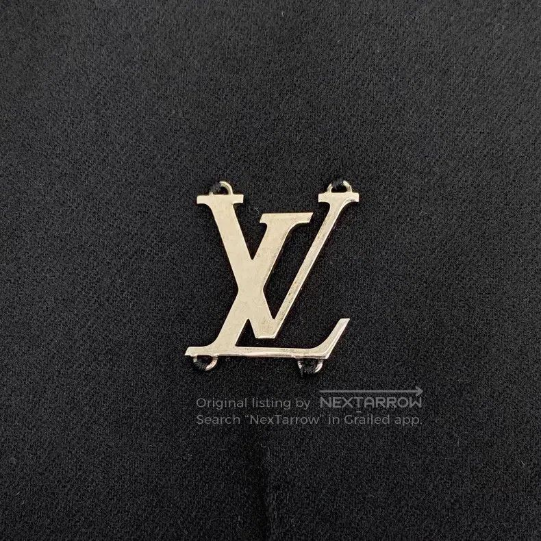 Louis Vuitton Louis Vuitton 26 black logo steel wool slacks pants Size 30" / US 8 / IT 44 - 6 Thumbnail