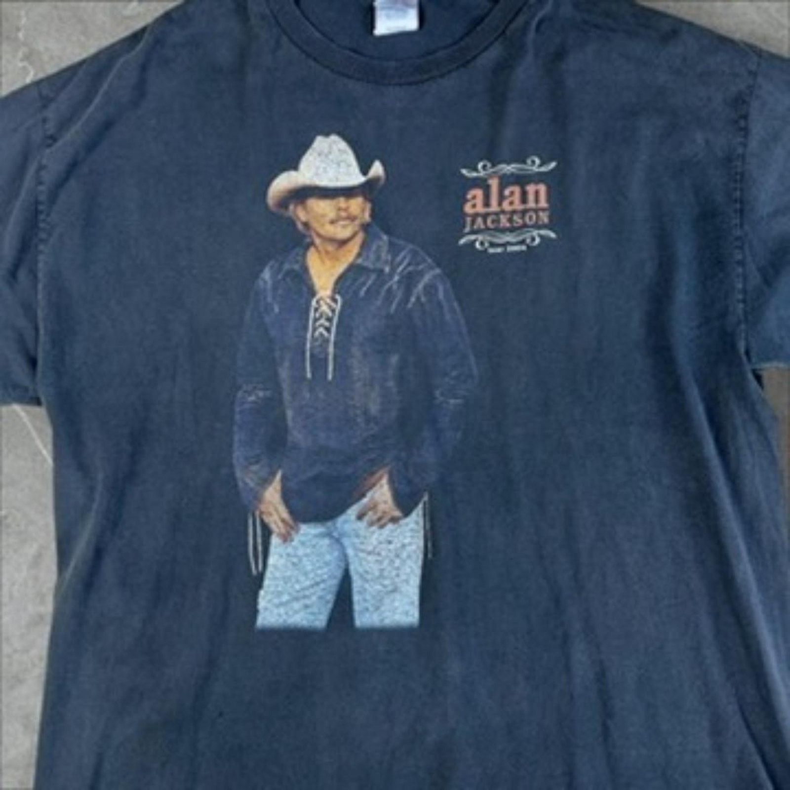 Other Vintage 2004 Alan Jackson Tour Concert Tee Size US XL / EU 56 / 4 - 4 Thumbnail