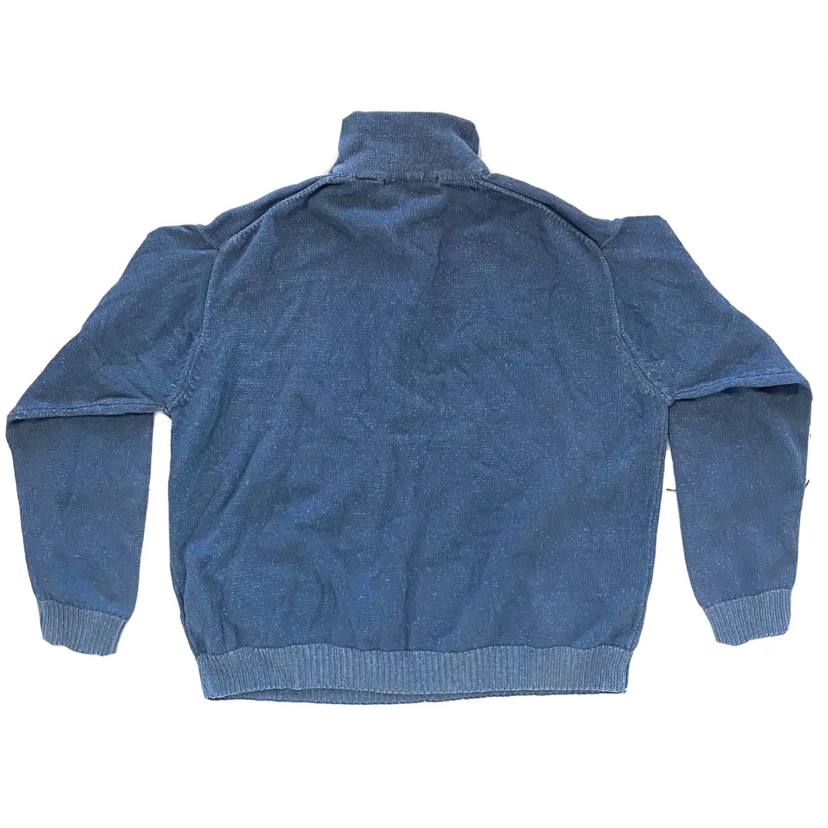 Vintage Northern Isles Sweater 1/4 Zip Pullover Blue Cotton Knit XL Men’s Size US XL / EU 56 / 4 - 3 Thumbnail