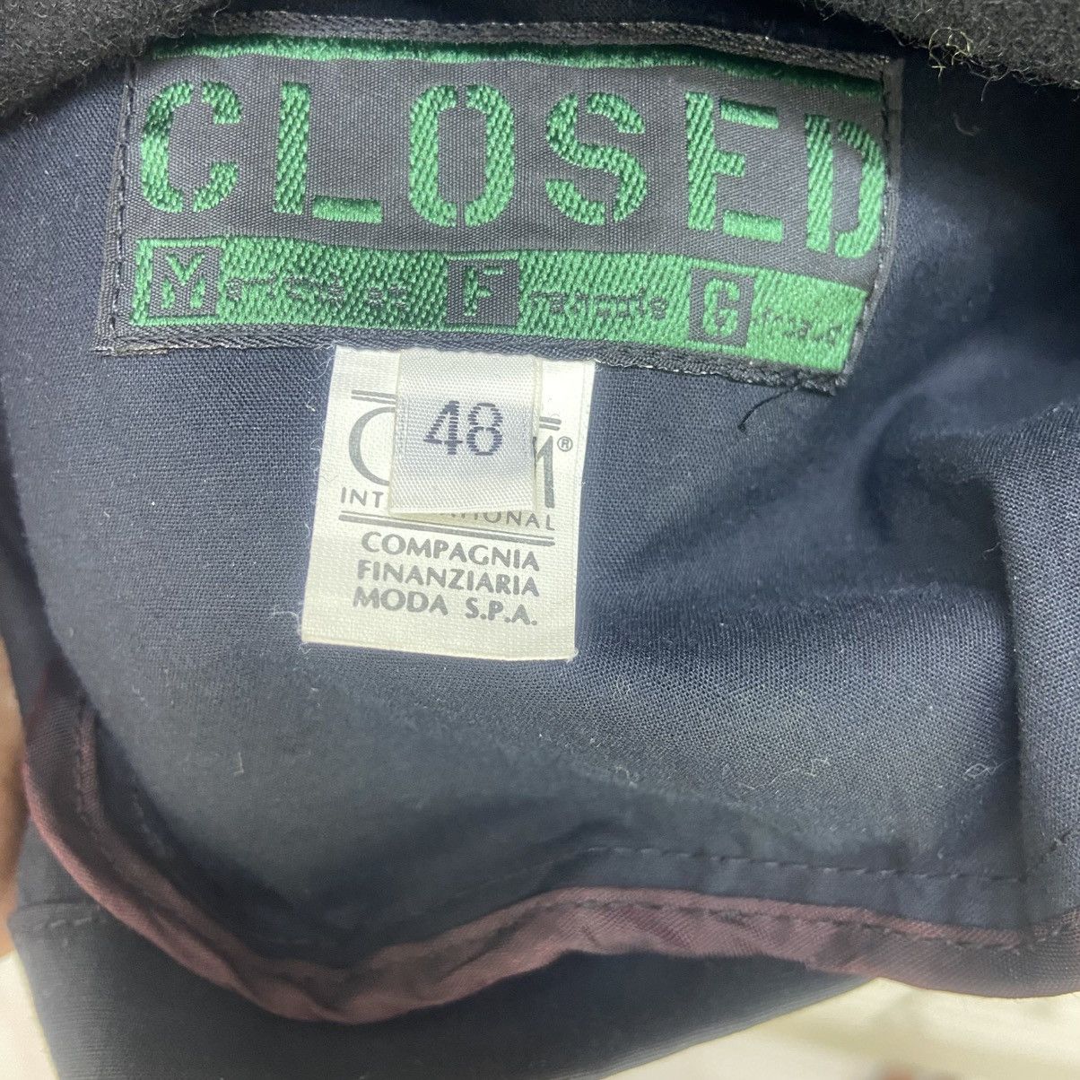 CLOSED × Marithe + Francois Girbaud Vtg Closed Marithe Francois Girbaud Wool Reversible Jacket Size US L / EU 52-54 / 3 - 23 Thumbnail