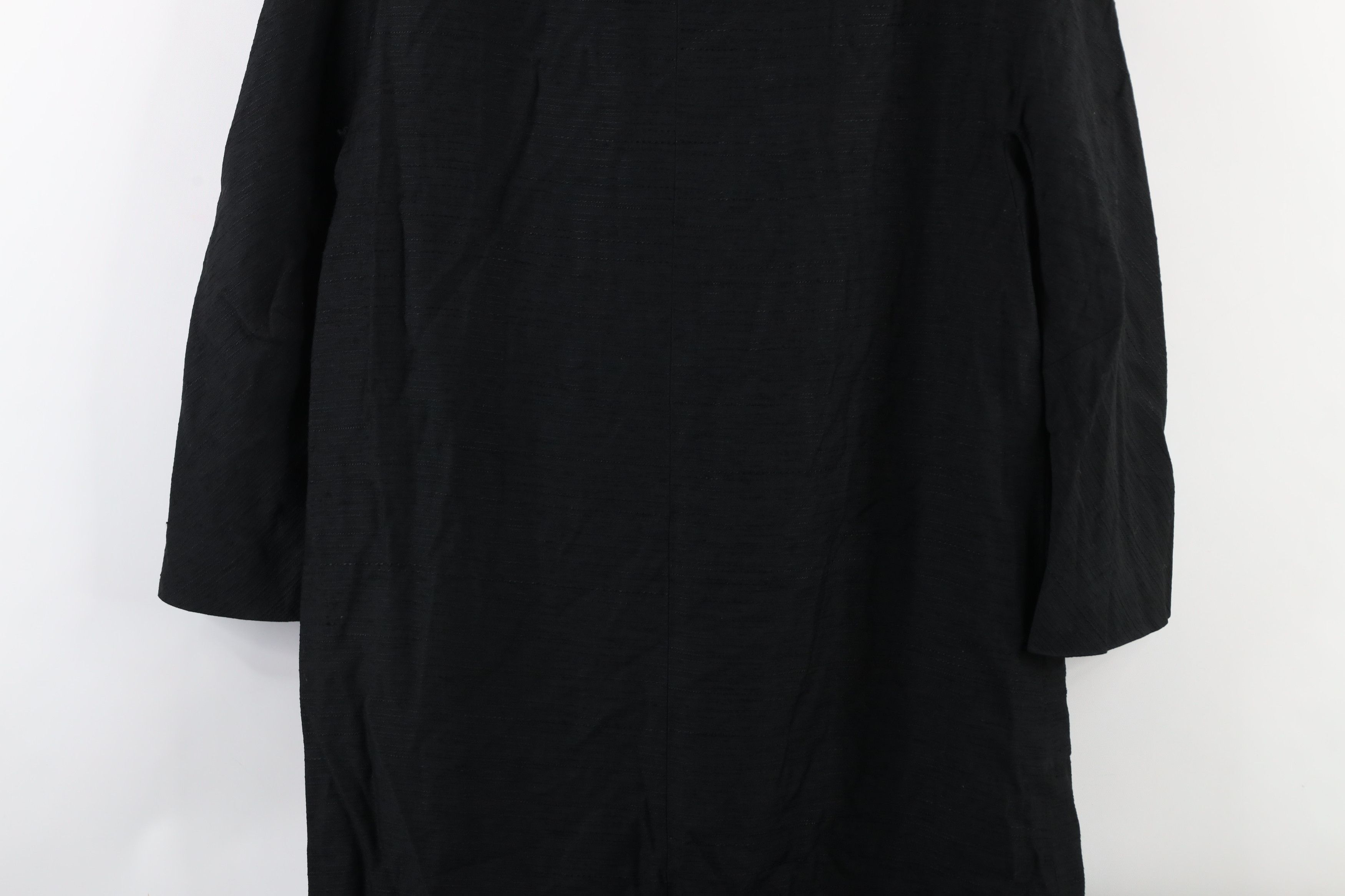 Vintage Vintage 50s 60s Rockabilly Rayon Big Button Trench Coat USA Size L / US 10 / IT 46 - 13 Thumbnail