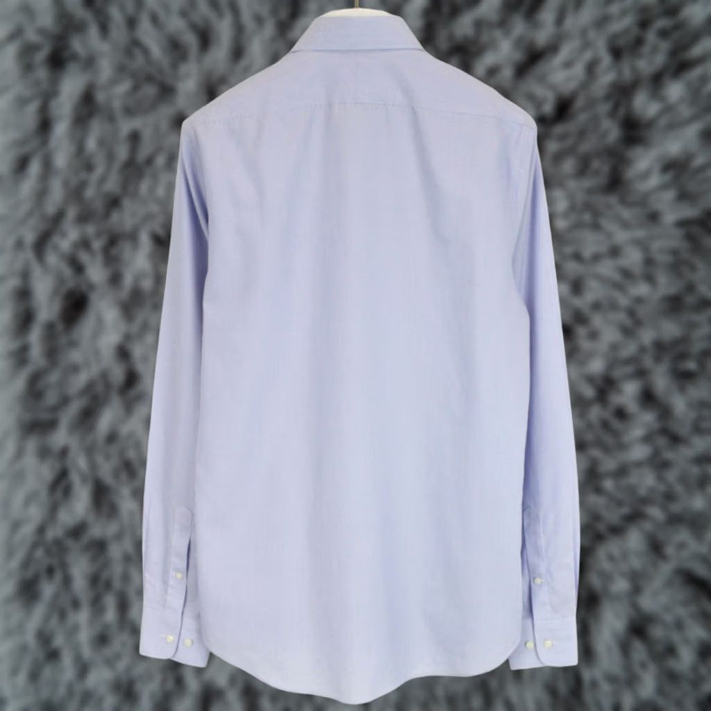 Suitsupply Suitsupply Dress Shirt Extra Slim Fit 41-7 / 16L Cutaway Collar Blue, Men's, Pinstripe, Button-Up, Formal, Business Size 42R - 1 Thumbnail