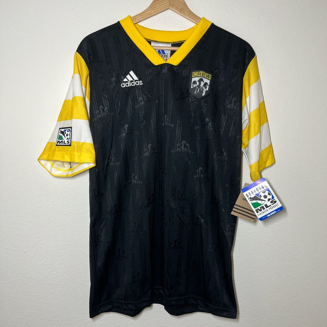 Rare VTG Adidas Columbus Crew 97/98 Home Soccer Jersey YM NWT