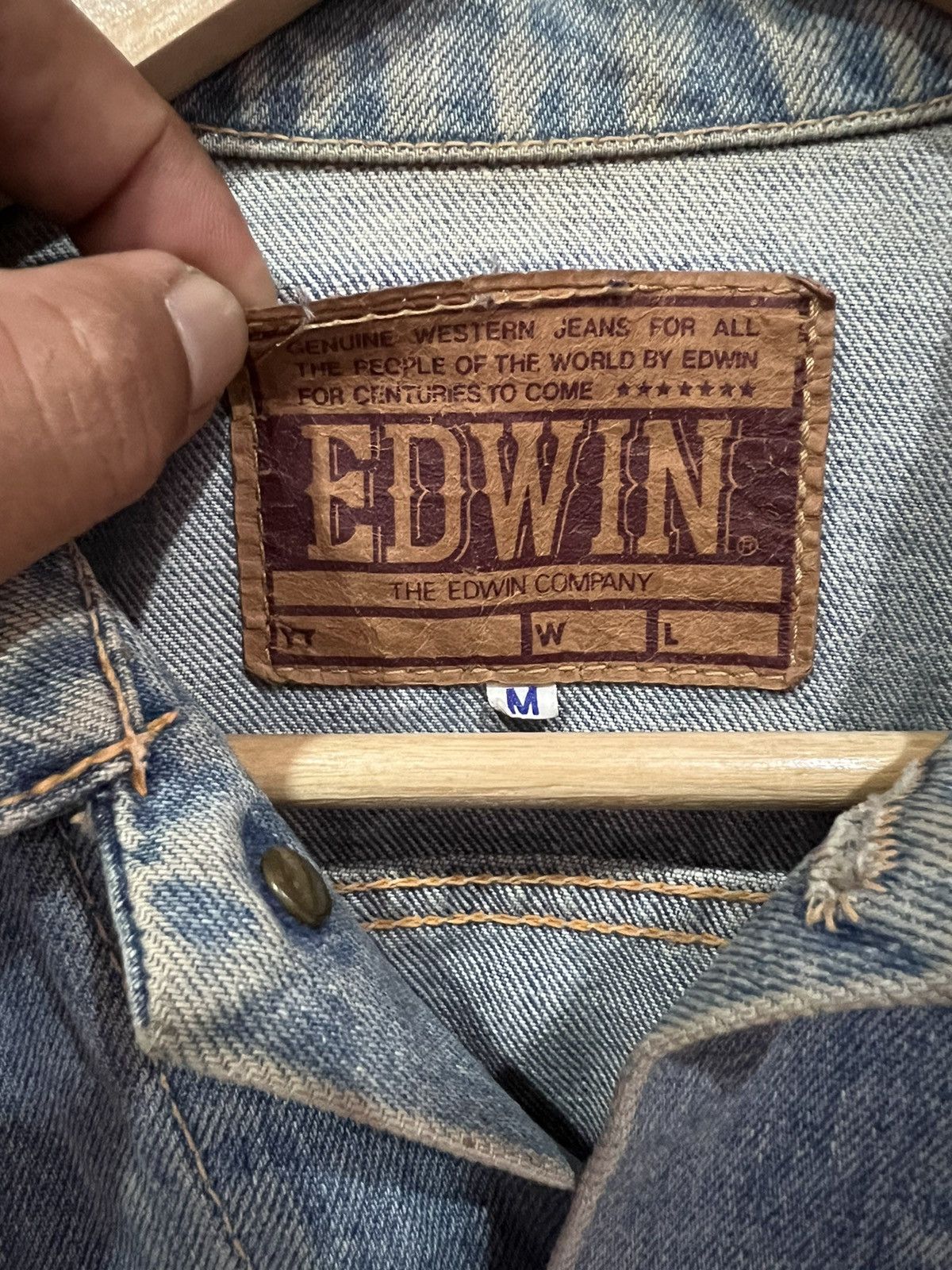 Edwin 🔥Edwin Stone Wash trucker denim jacket Size US S / EU 44-46 / 1 - 8 Thumbnail