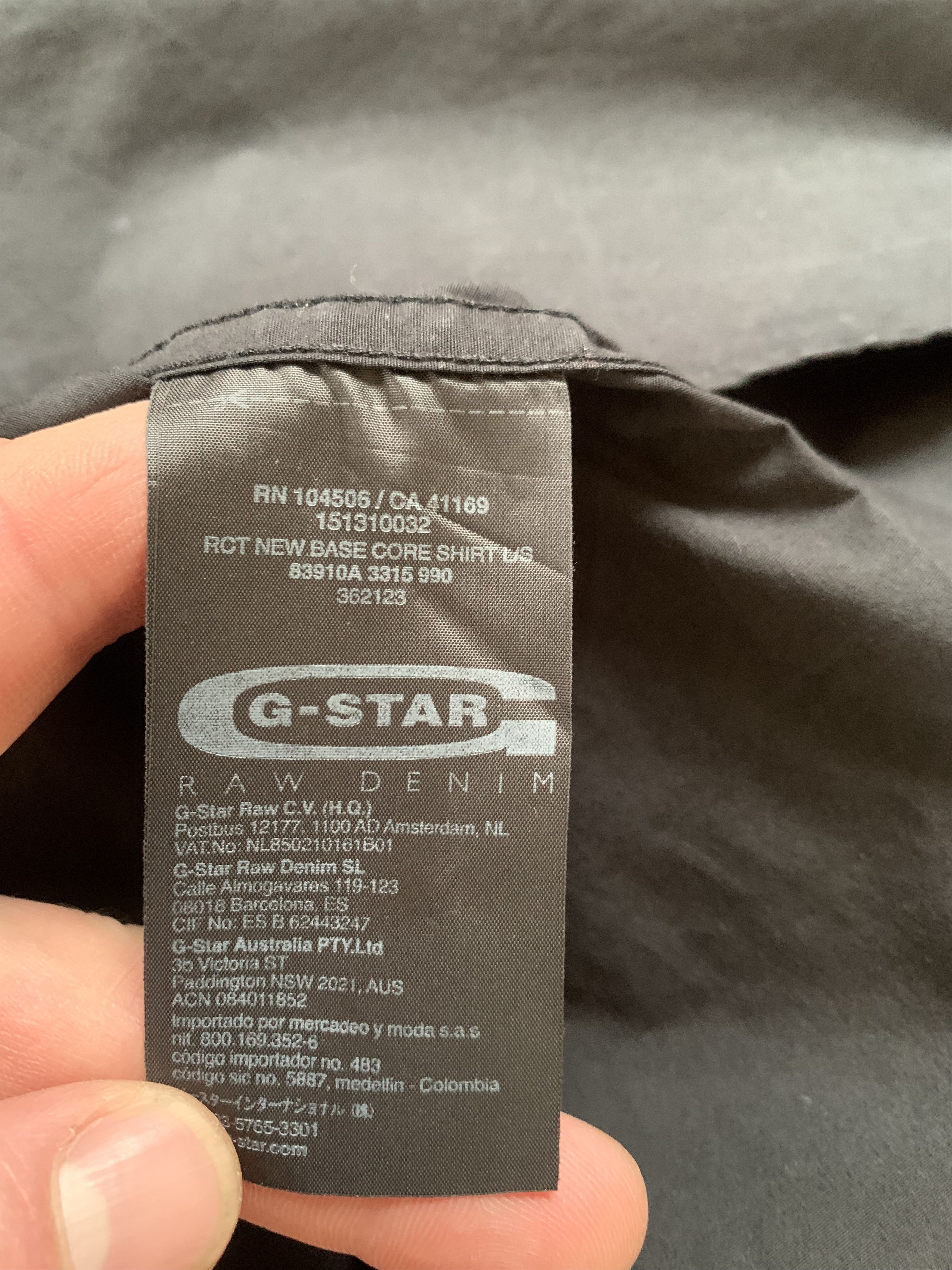 G-Star G-Star Raw Correct Line Black Shirt Size US M / EU 48-50 / 2 - 8 Thumbnail
