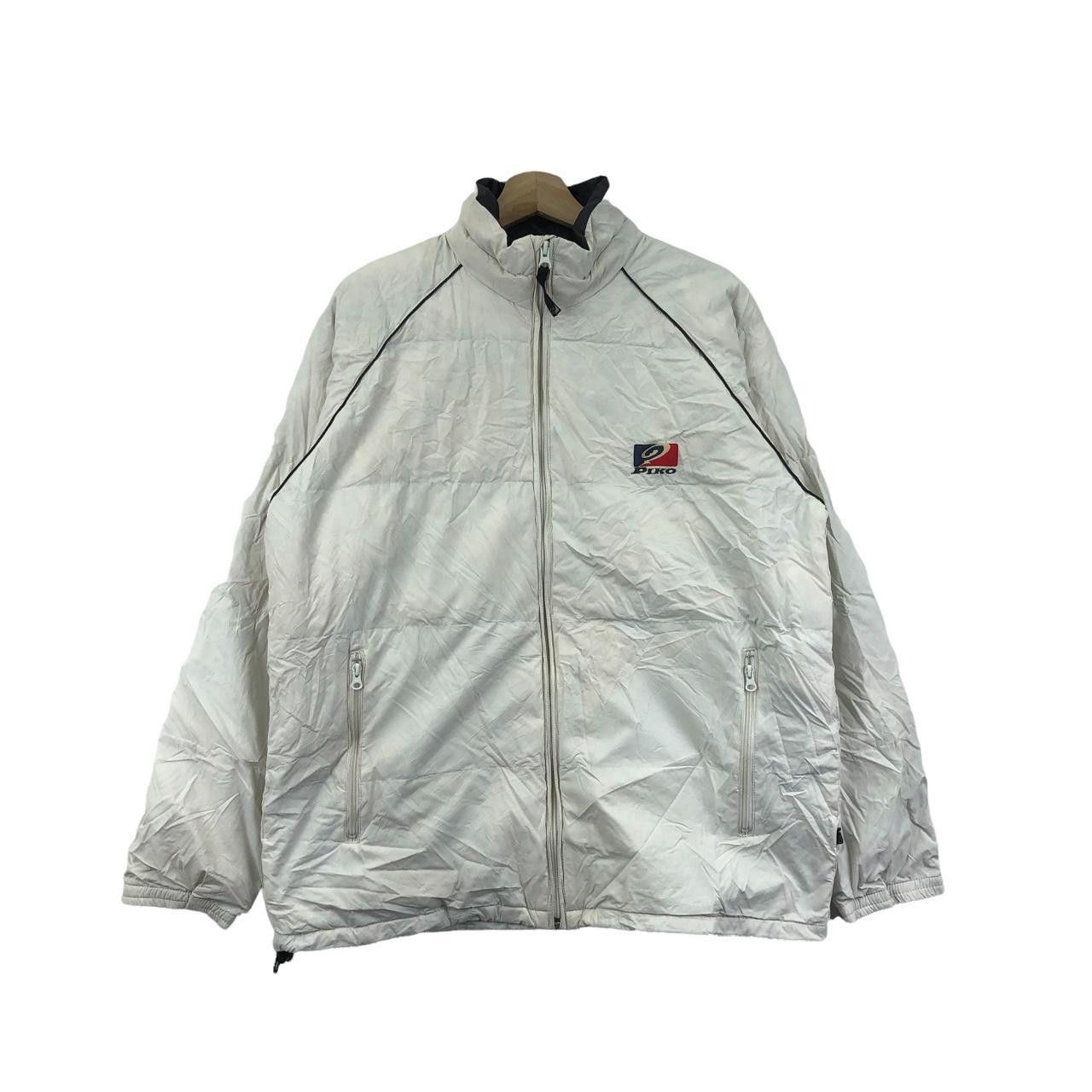 Vintage Vtg PIKO HAWAIIAN LONGBOARD Puffer Jacket White Size US M / EU 48-50 / 2 - 1 Thumbnail