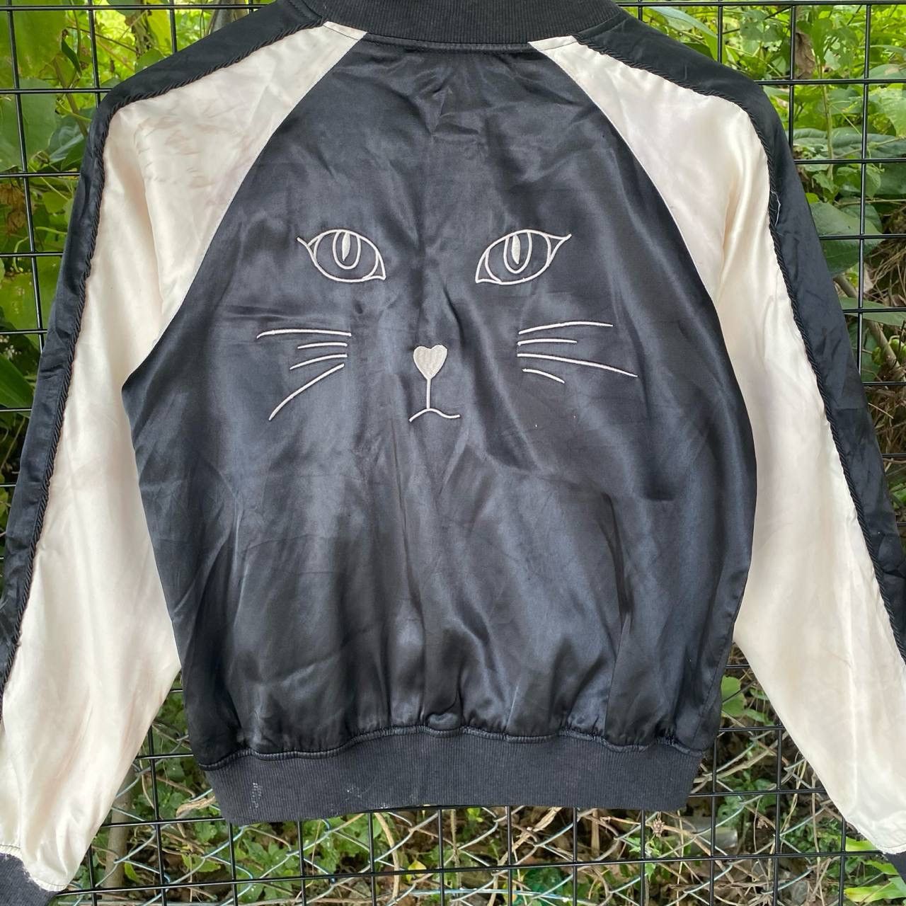 Japanese Brand Vintage Cat Sukajan Inspire Zipper Jacket Size S / US 4 / IT 40 - 9 Thumbnail