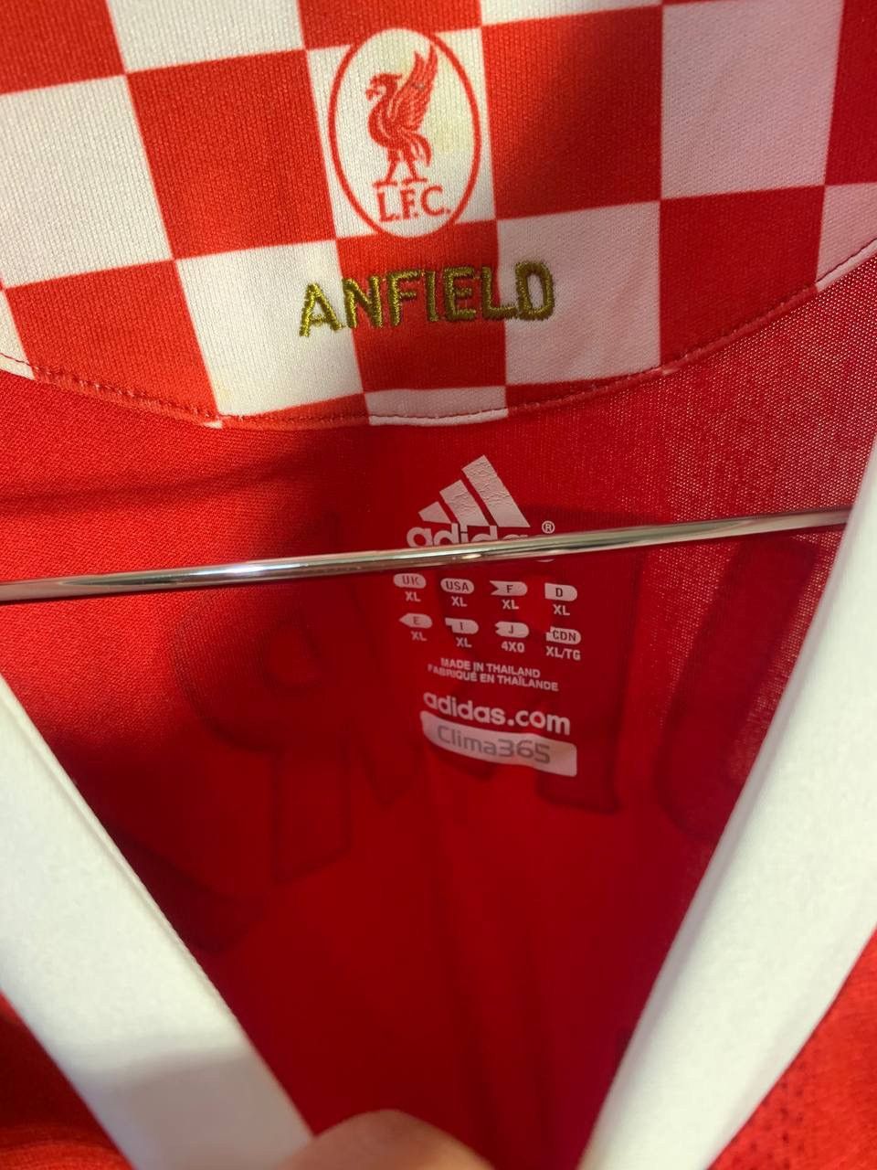 Adidas VERY RARE ADIDAS FC LIVERPOOL ENGLAND SOCCER JERSEY RETRO Size US XL / EU 56 / 4 - 6 Thumbnail