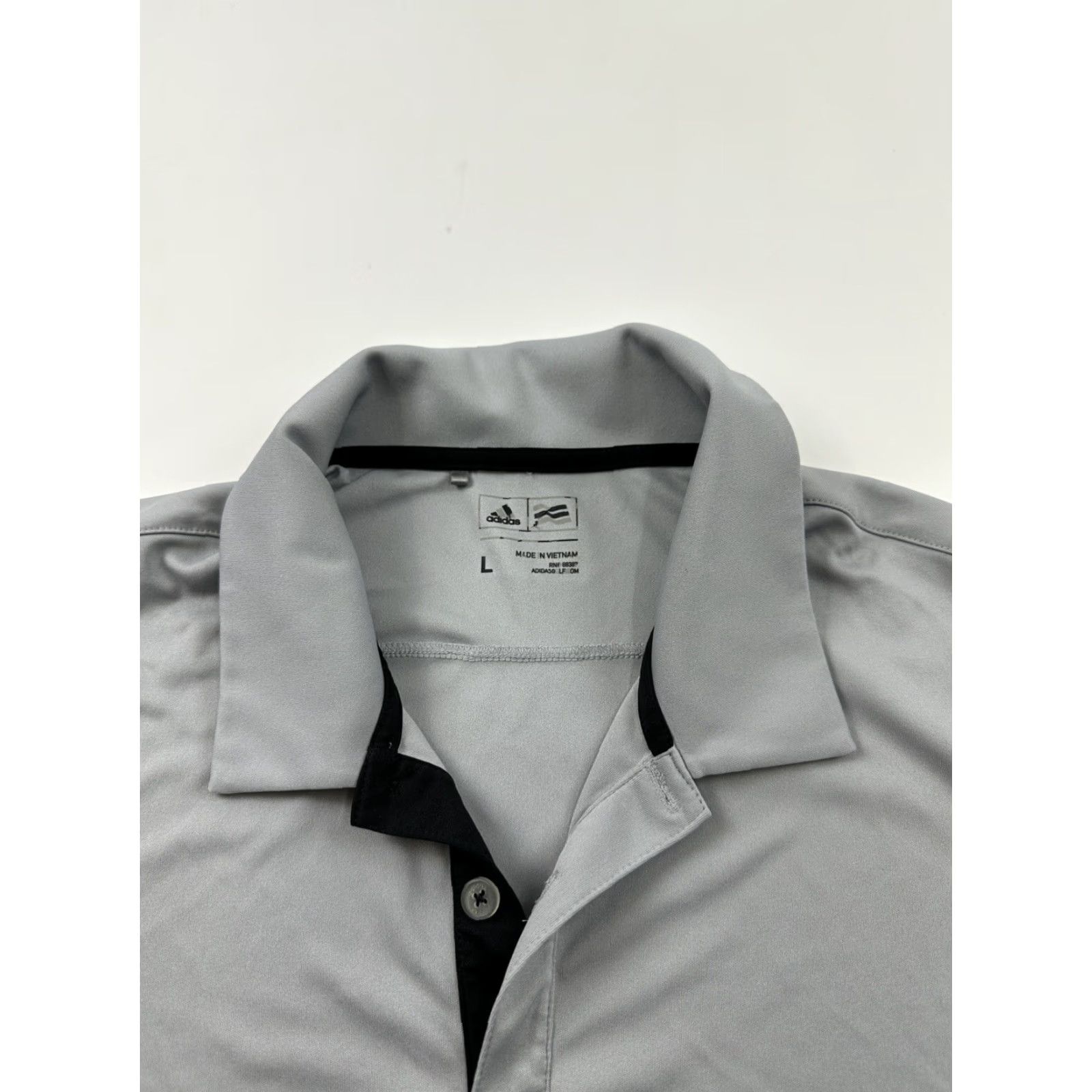 Adidas Adidas Shirt Mens Large Gray Golf Polo Pullover Short Sleeve Size US L / EU 52-54 / 3 - 5 Thumbnail