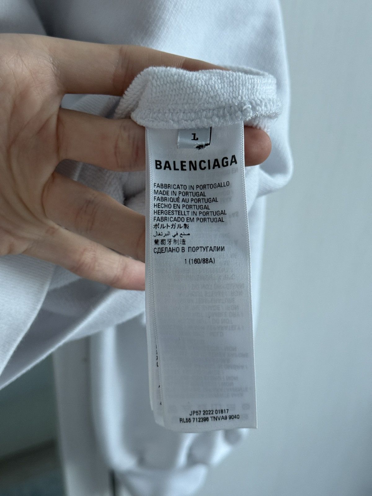 Balenciaga Balenciaga x Adidas White hoodie Size US S / EU 44-46 / 1 - 4 Thumbnail