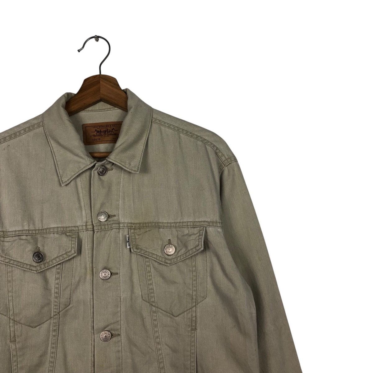 Levi's 📌Vintage Cropped Trucker Denim Biker Jacket Levi's Size US M / EU 48-50 / 2 - 6 Thumbnail