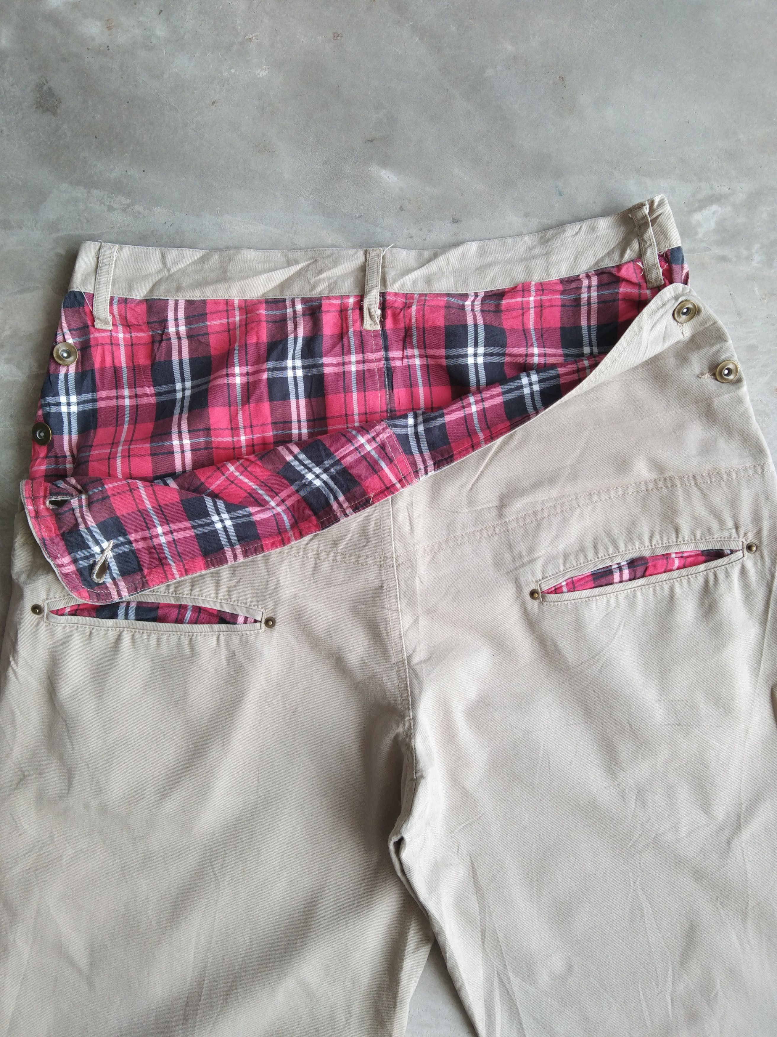 Japanese Brand Vintage Sorridere Avant-garde Style Loose Straight Pants Size US 34 / EU 50 - 1 Thumbnail