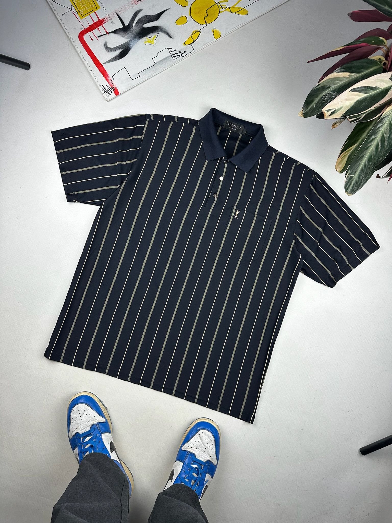 Vintage Yves Saint Laurent Ysl Silk Polos Luxury Y2K Fashion