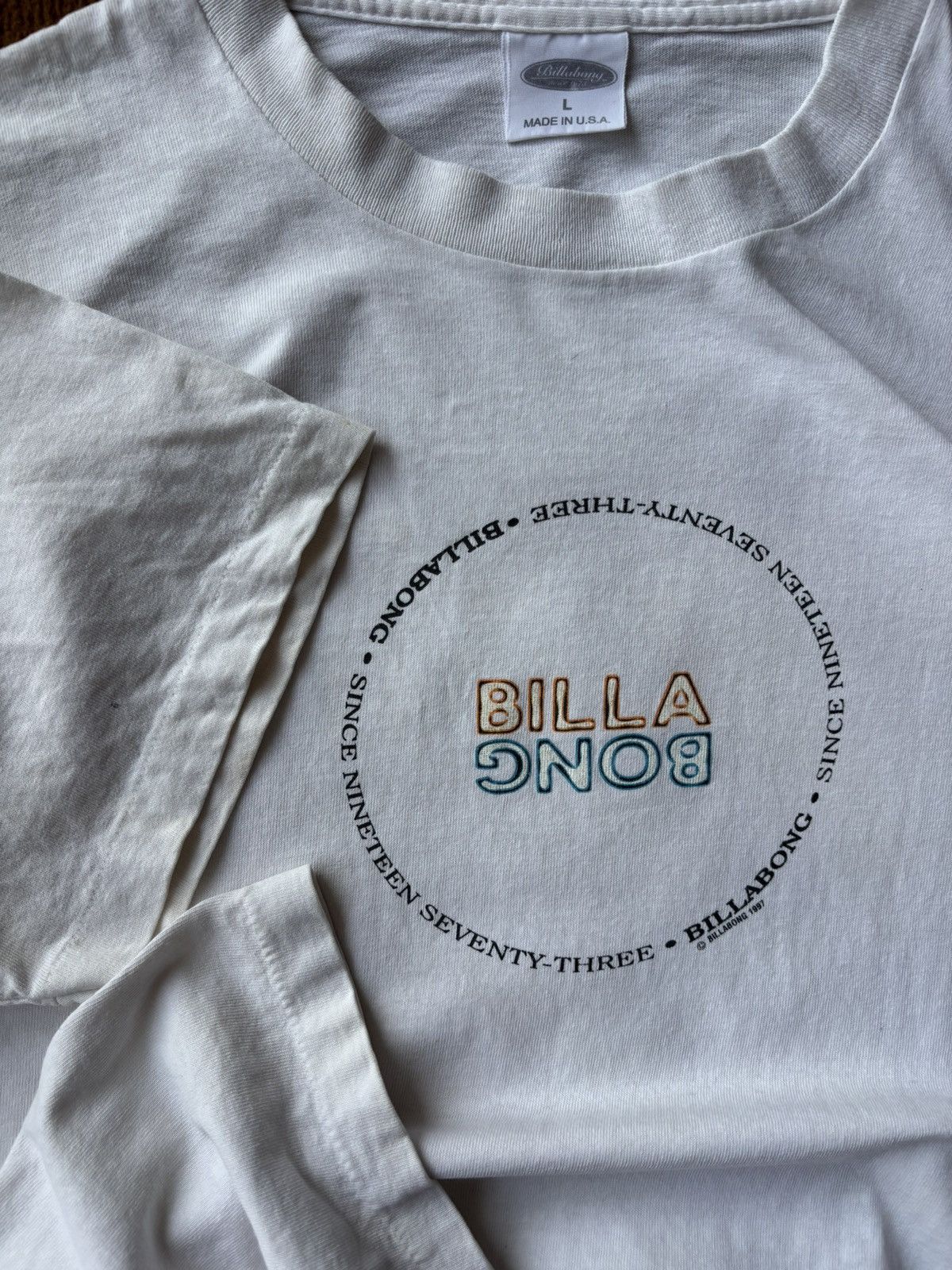 Billabong 1997 made in USA vintage billabong single stitch TEE Size US L / EU 52-54 / 3 - 4 Thumbnail